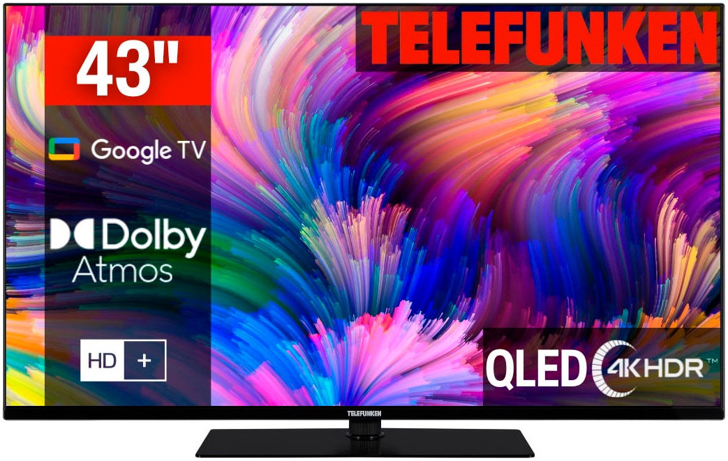 QLED-Fernseher »D43Q700M6CW«, 4K Ultra HD, Google TV-Smart-TV