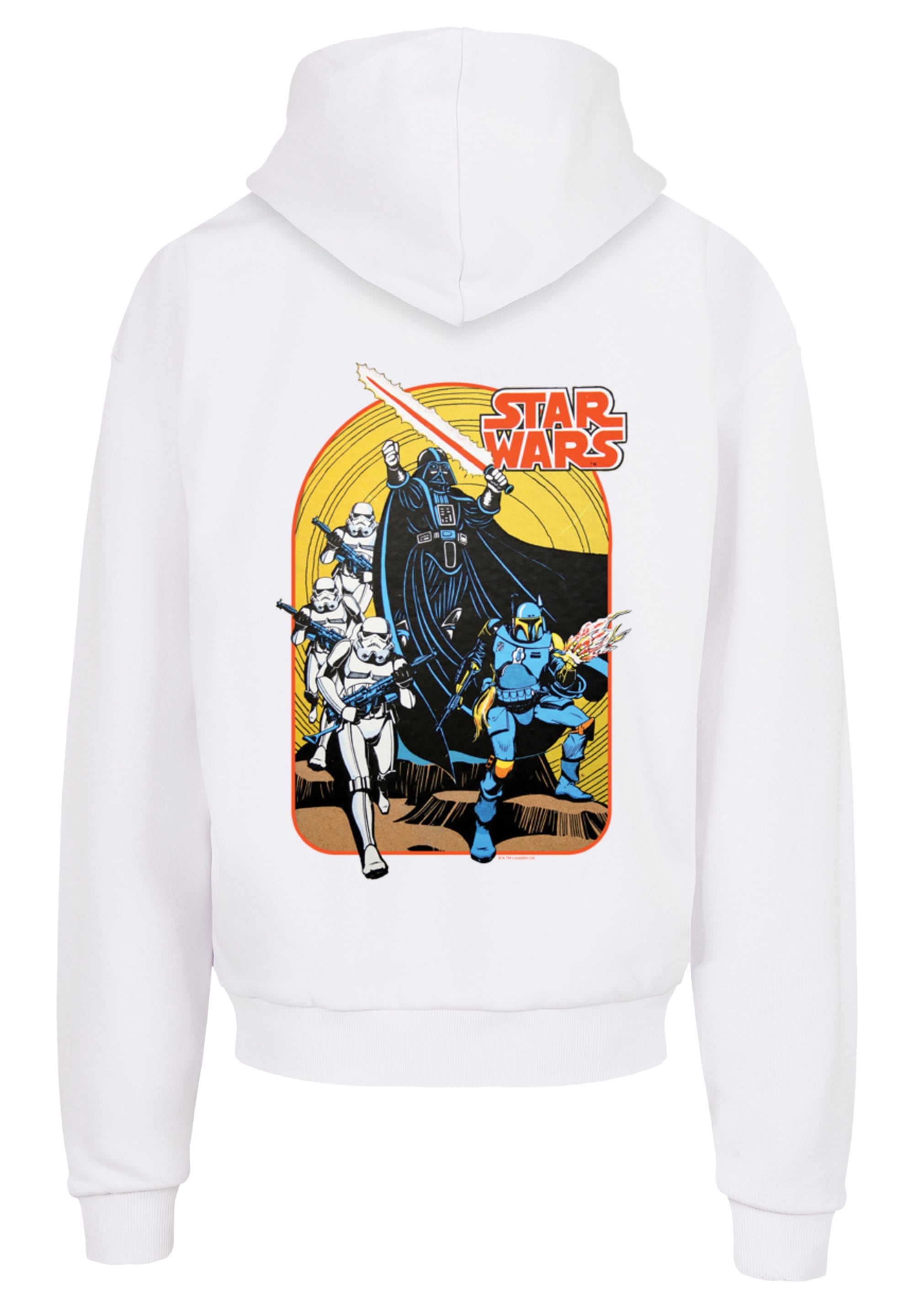 F4NT4STIC Kapuzenpullover »Star Wars Vintage Comic Scene«, Print