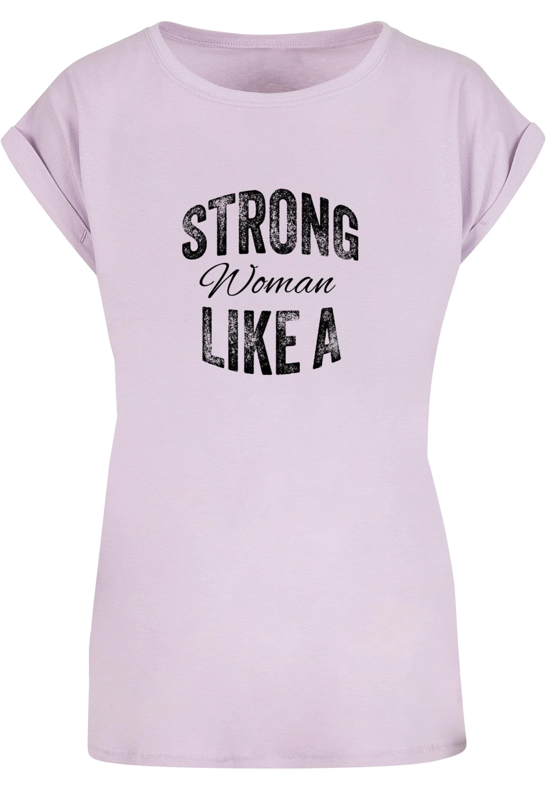 Merchcode Woman Extended bestellen (1 für WD Like tlg.) Tee«, T-Shirt »Damen Strong A | - BAUR Ladies Shoulder