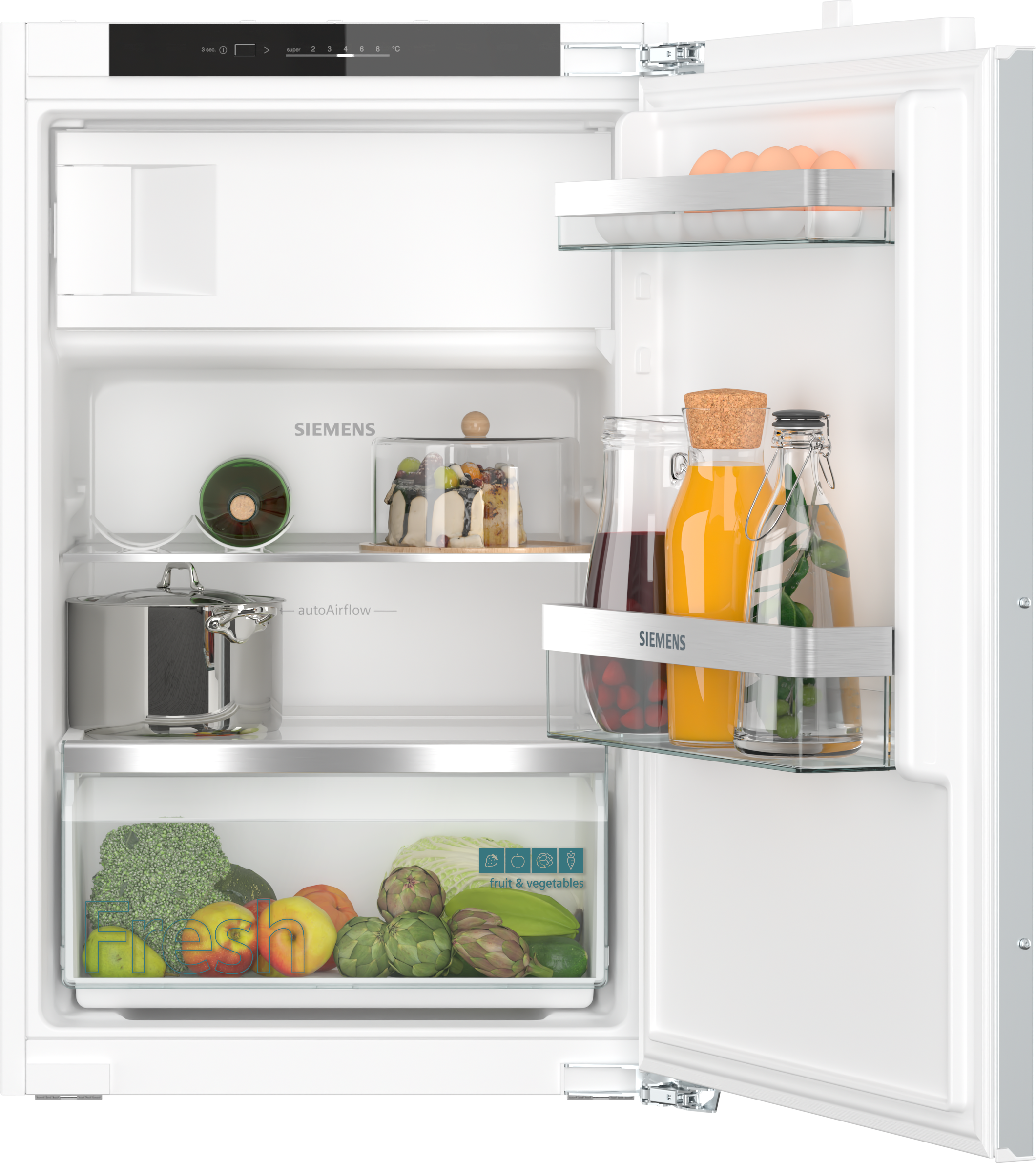 SIEMENS Einbaukühlschrank iQ300 "KI22LVFE0" 87,4 cm hoch 54,1 cm breit günstig online kaufen