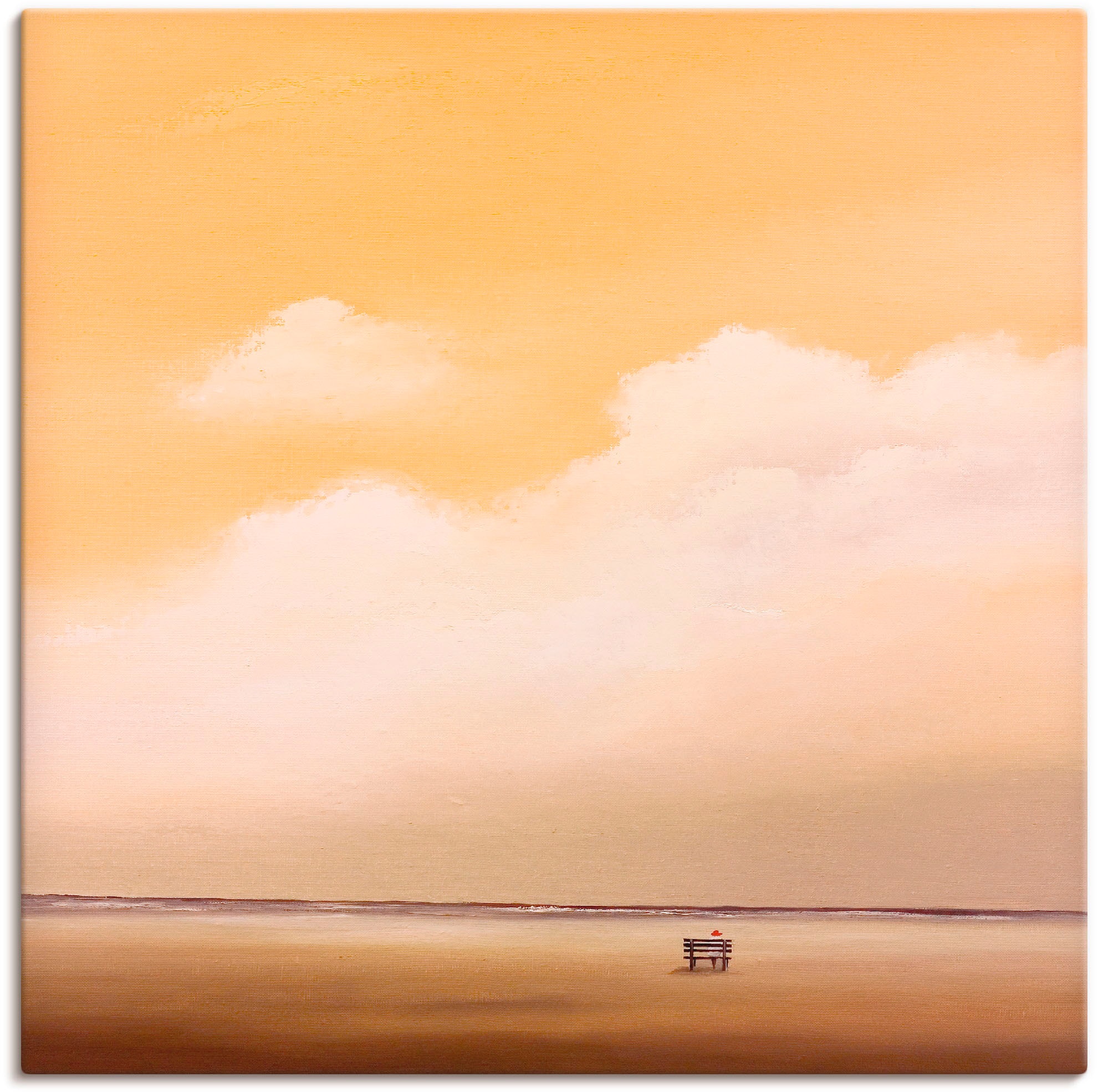 Artland Leinwandbild "Träumen" Himmel 1 Stk. tlg. auf Holzrahmen gespannt