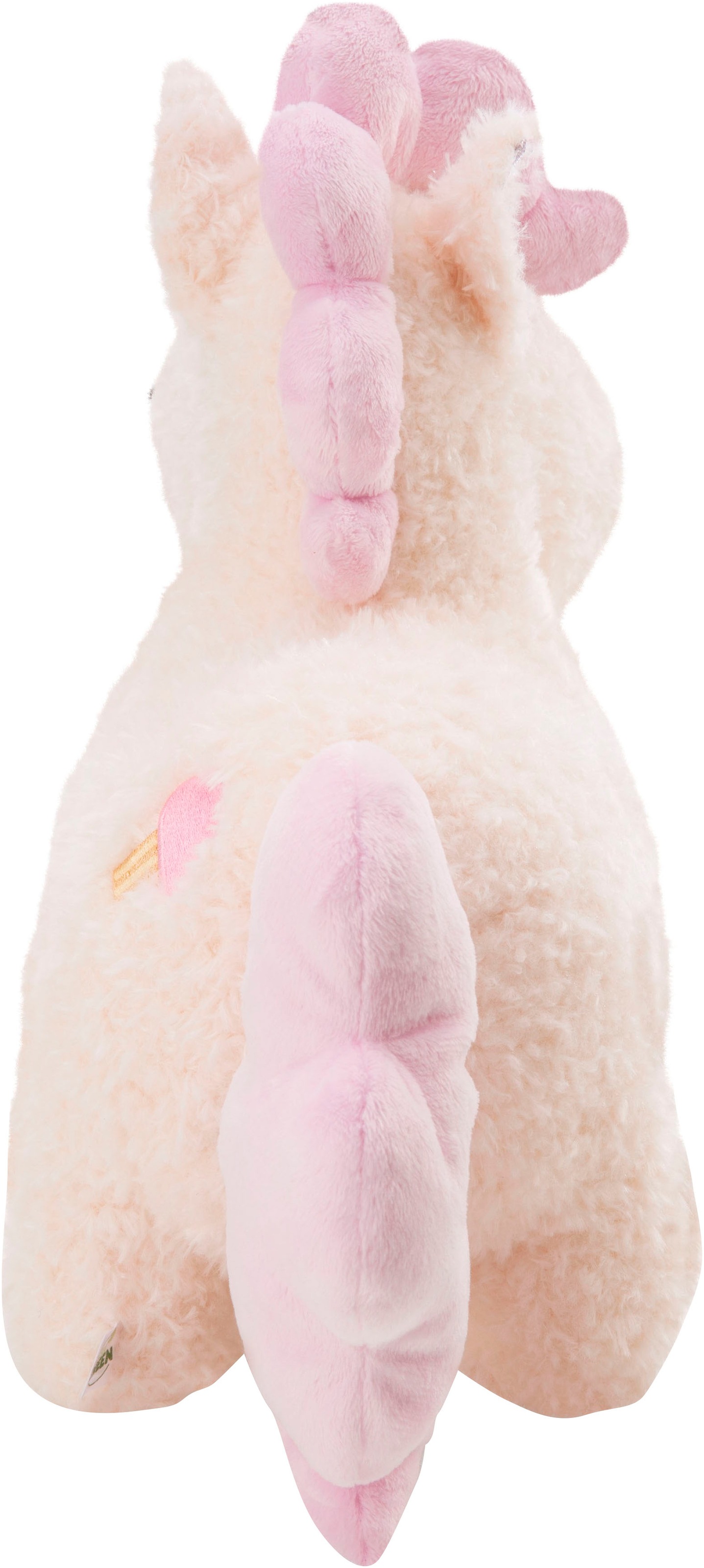 Nici Kuscheltier »Theodor & Friends, Einhorn Creamy Pink stehend 45cm GREEN«
