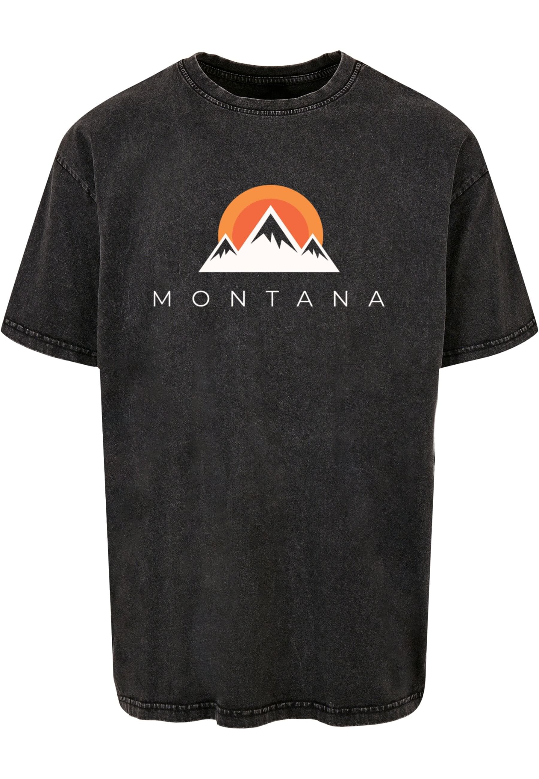 T-Shirt »Merchcode Herren Montana X Acid Washed Heavy Oversize Tee«, (1 tlg.)