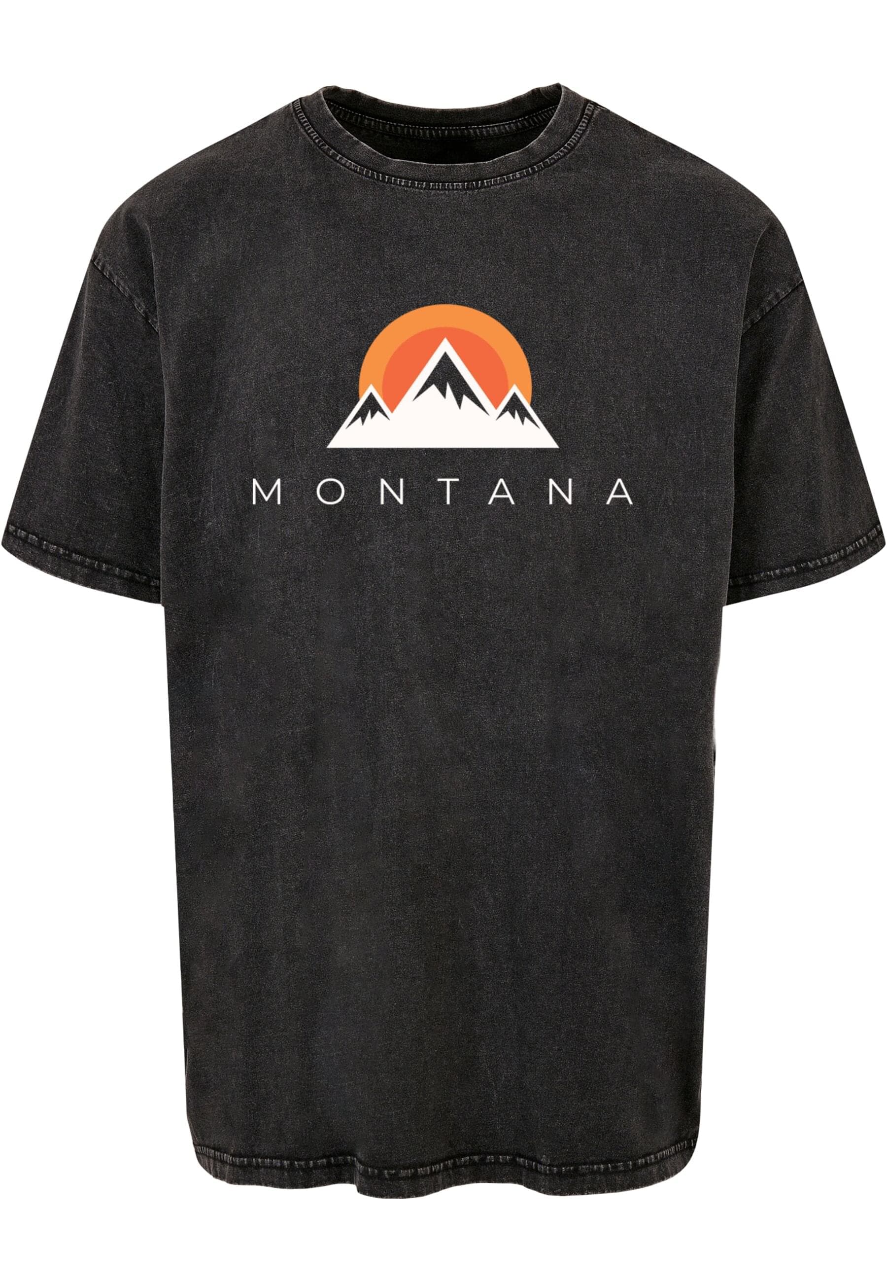 Merchcode T-Shirt "Merchcode Herren Montana X Acid Washed Heavy Oversize Te günstig online kaufen