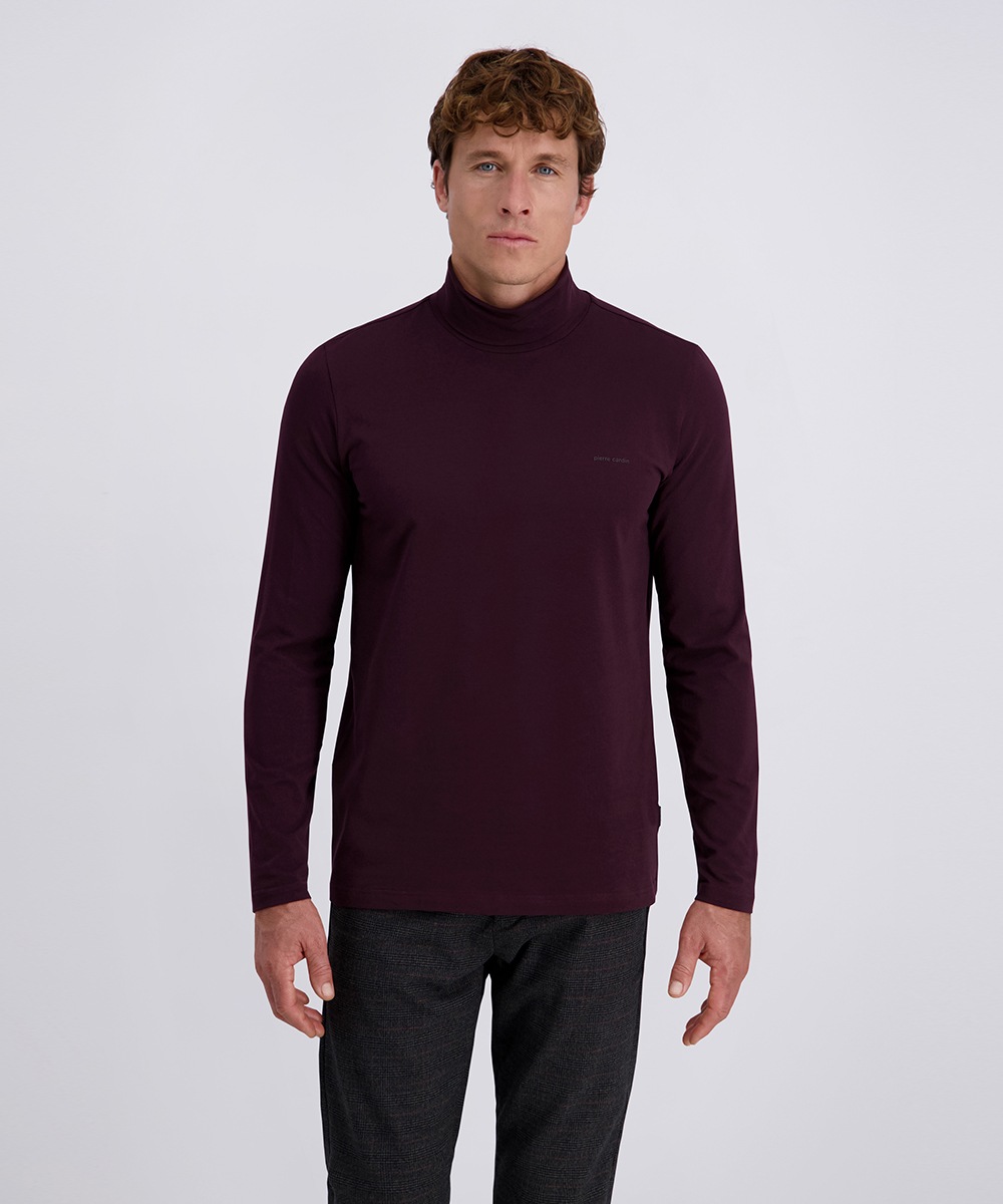 Pierre Cardin Rollkragenshirt, unifarben, Baumwolle mit Stretch günstig online kaufen