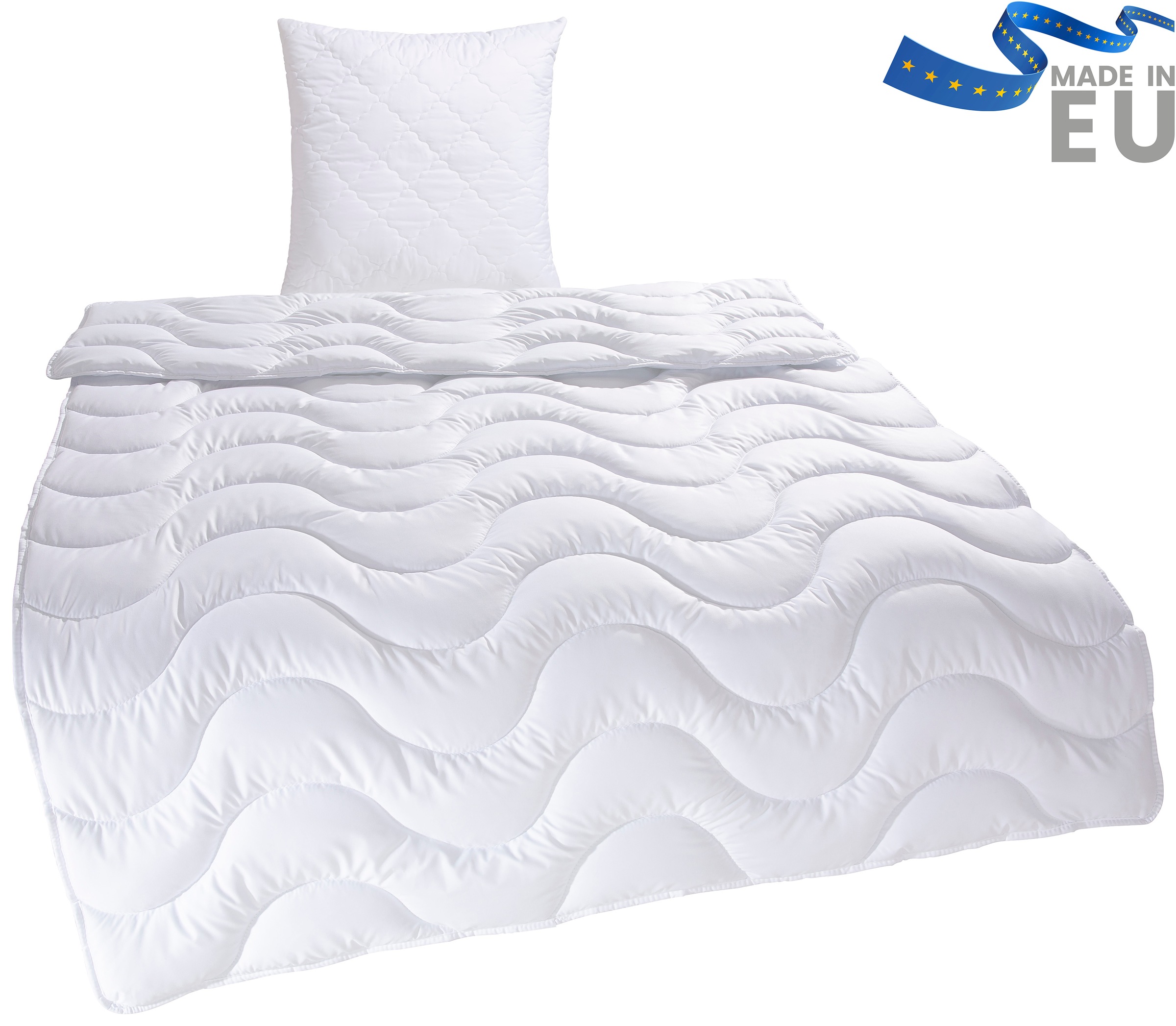 OTTO home Microfaserbettdecke + Microfaserkissen "Mailo, Bettdecke 135x200 günstig online kaufen