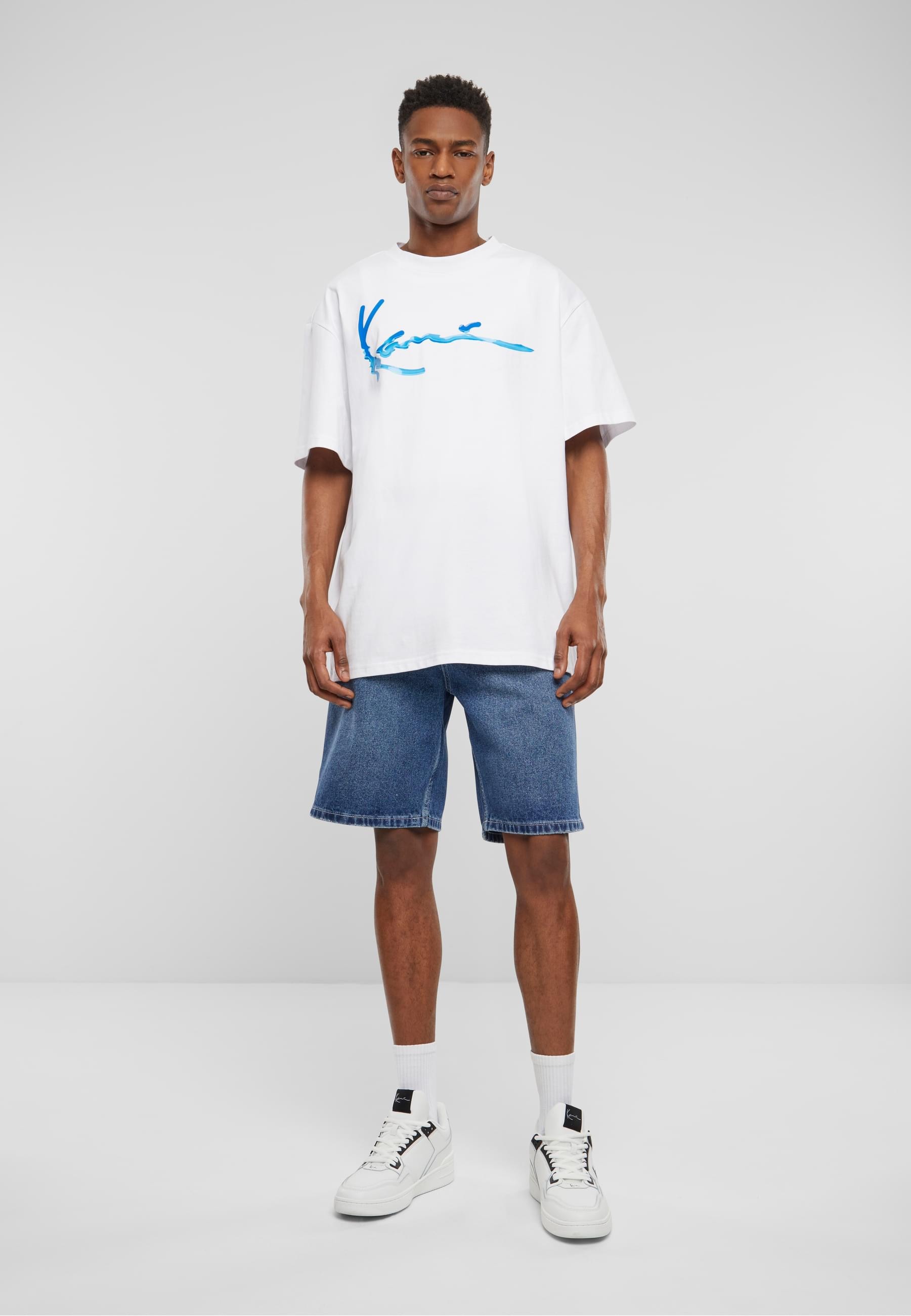 Karl Kani Shorts »Karl Kani Herren Karl Kani OG Old English Denim Shorts«, (1 tlg.)