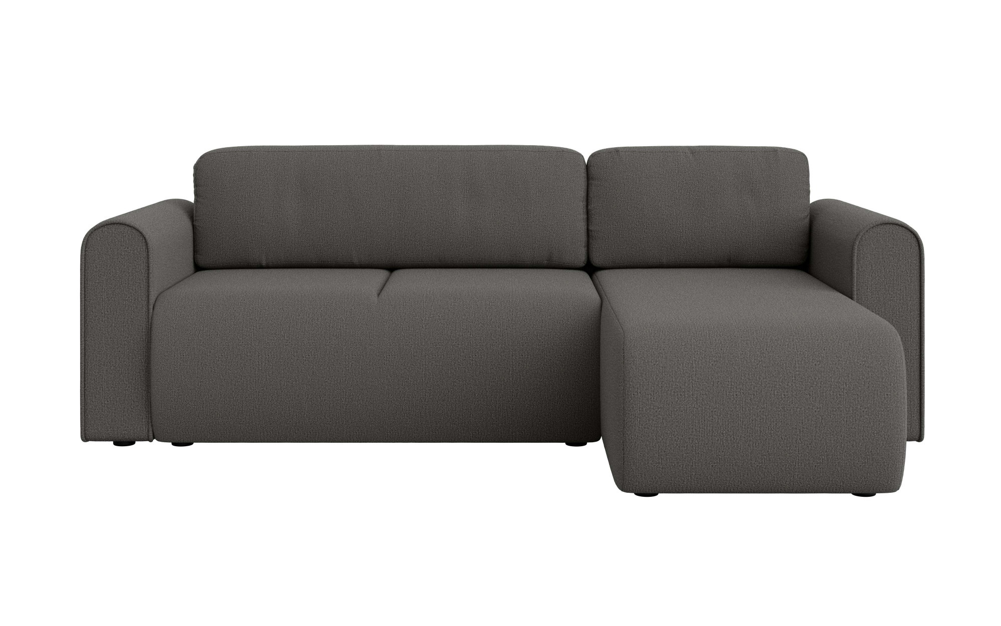 INOSIGN Ecksofa »Zacharia wahlweise Schlafsofa mit Bettkasten, B/T/H 250/166/86 cm«, L-Form mit Wellenunterfederung, Recamiere beidseitig montierbar