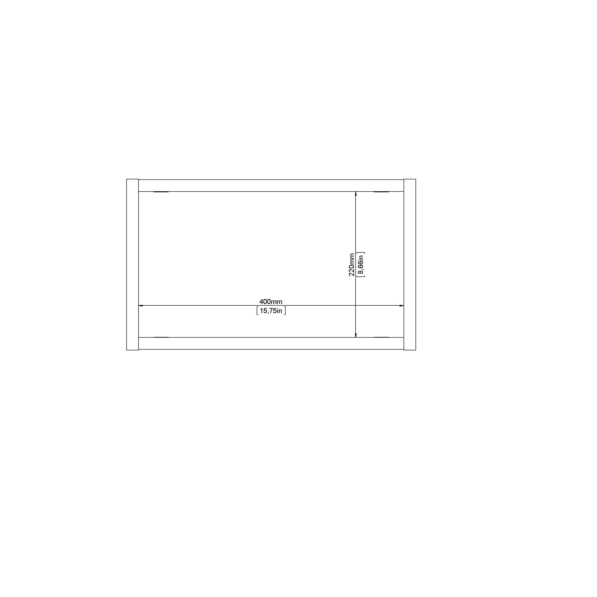 INOSIGN Hängeregal »Roomers Regal, Fach, Hängefach, Wandregal, Schweberegal,«, Breite 42 cm, Höhe 25,8 cm