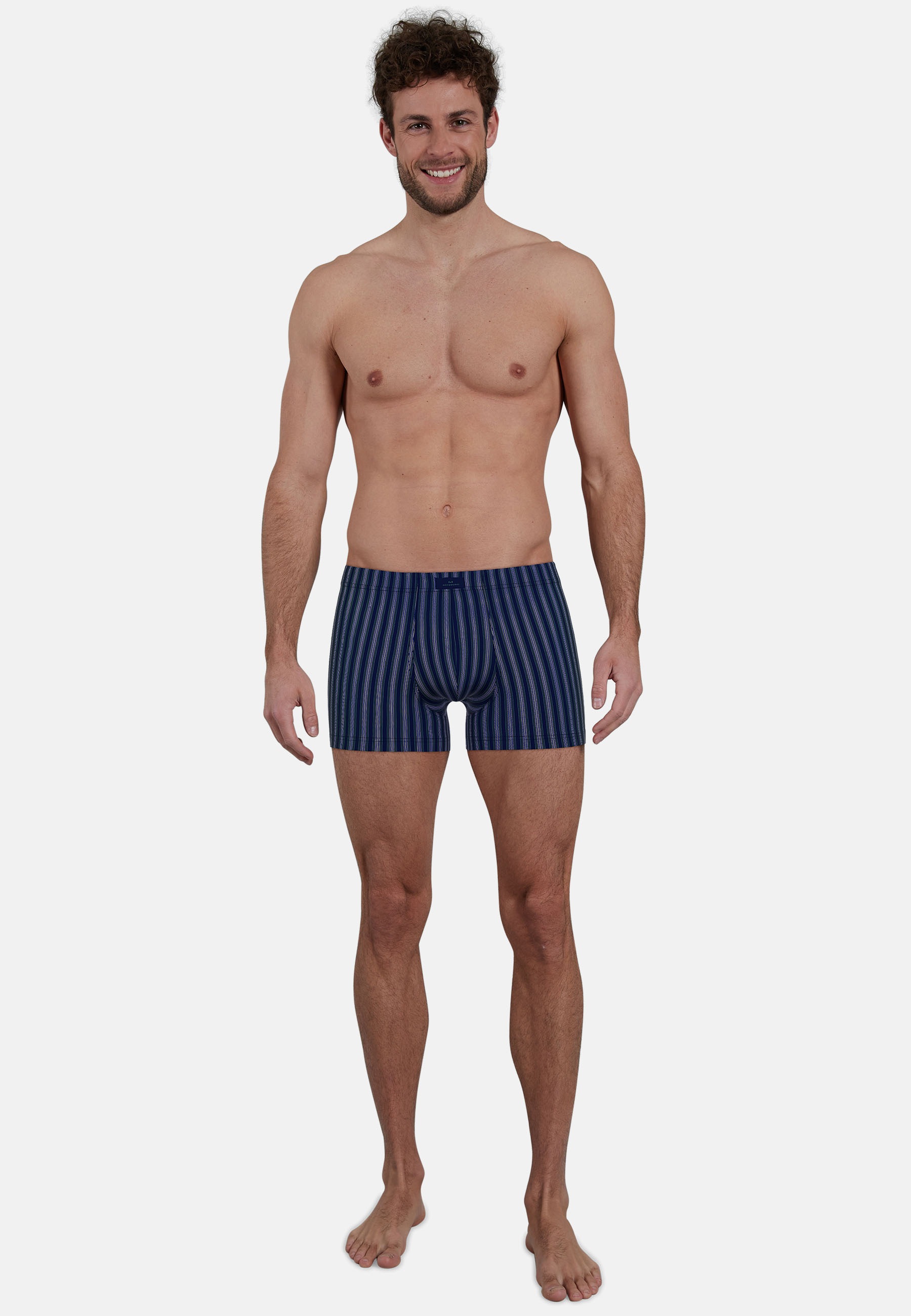 Thumbnail - GÖTZBURG Boxershorts "Volos" mit Muster, Baumwollmix, elastisch