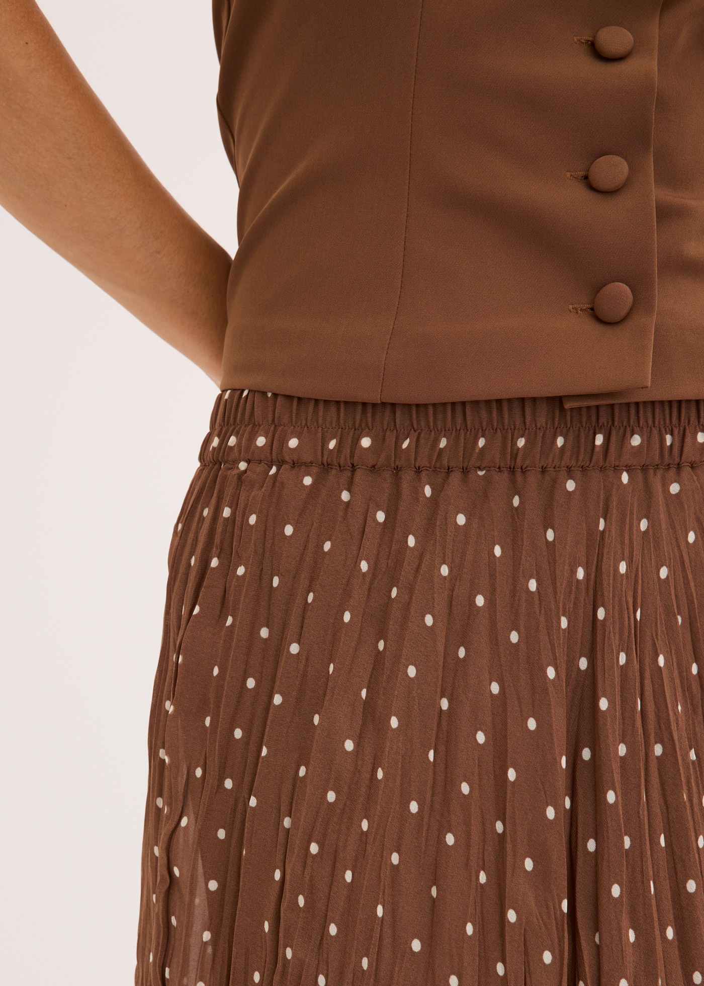 Thumbnail - bonprix Plisseerock mit Elastikbund, in A-Linie, mit Crash-Optik