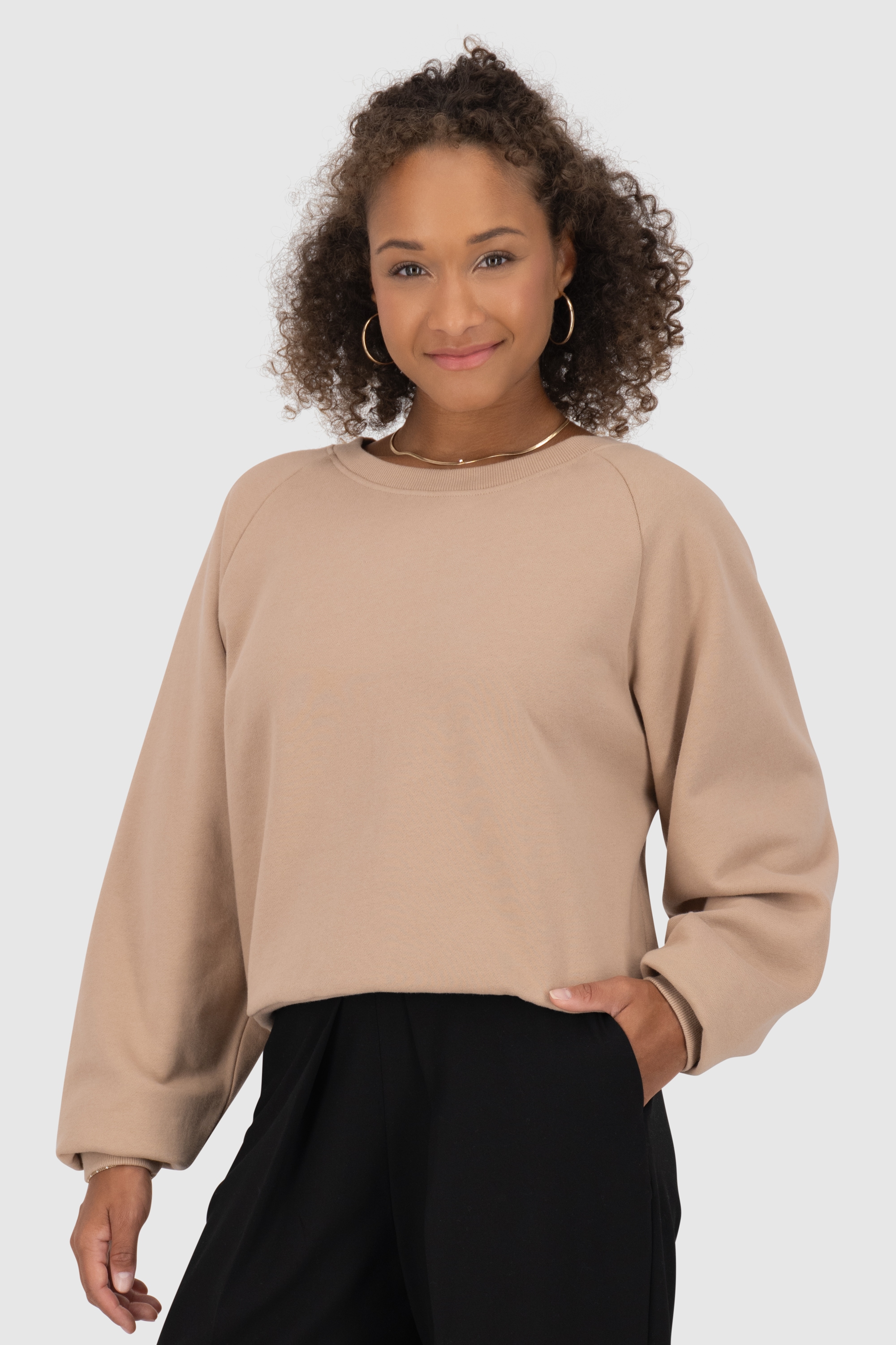 Alife & Kickin Sweatshirt »Damen TeonaAK A«, Basic Pullover mit Rundhalsausschnitt