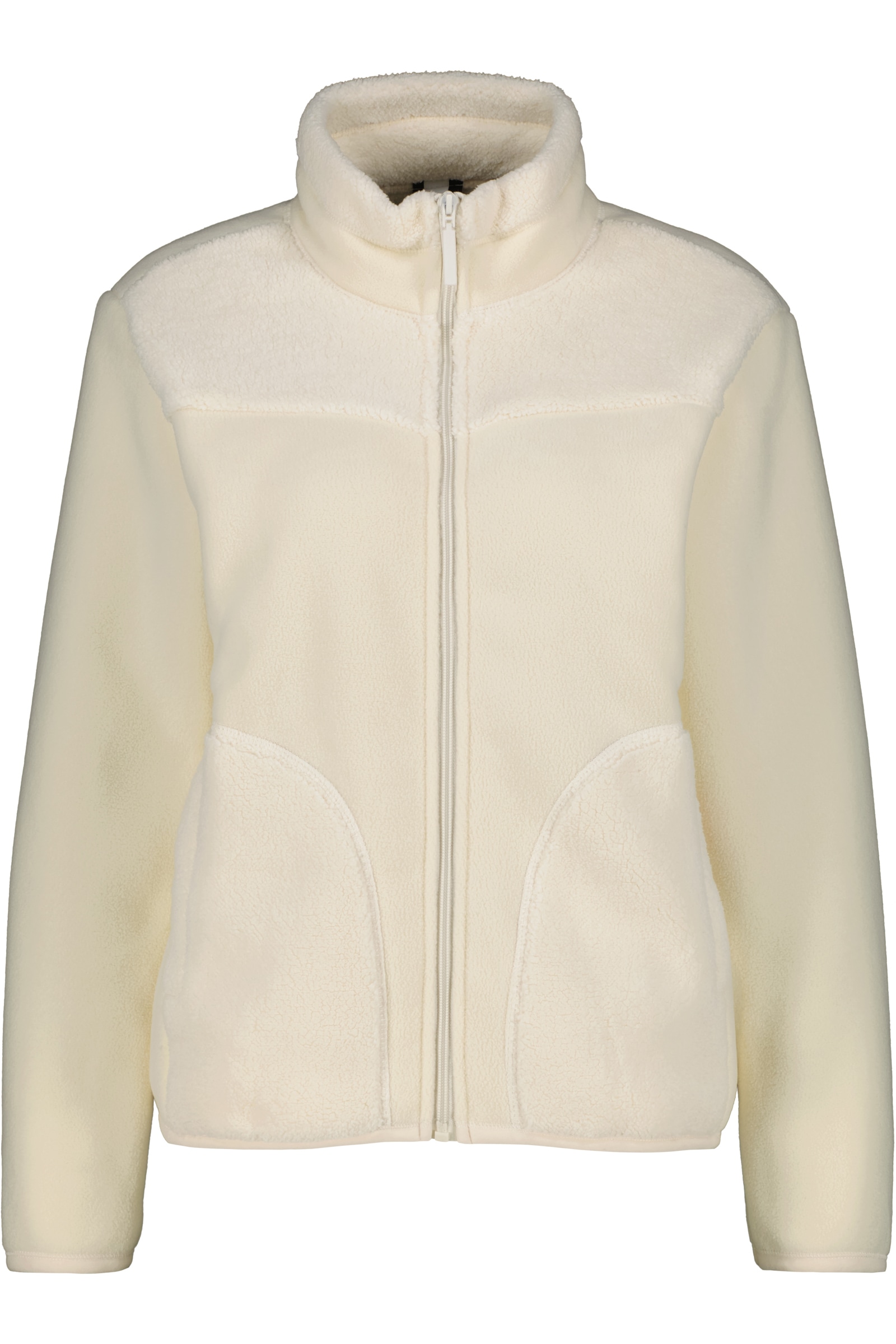 Alife & Kickin Fellimitatjacke "Damen LysannAK T Übergangsjacke, Jacke" mit Stehkragen aus Teddyfleece und weichem Materialmix