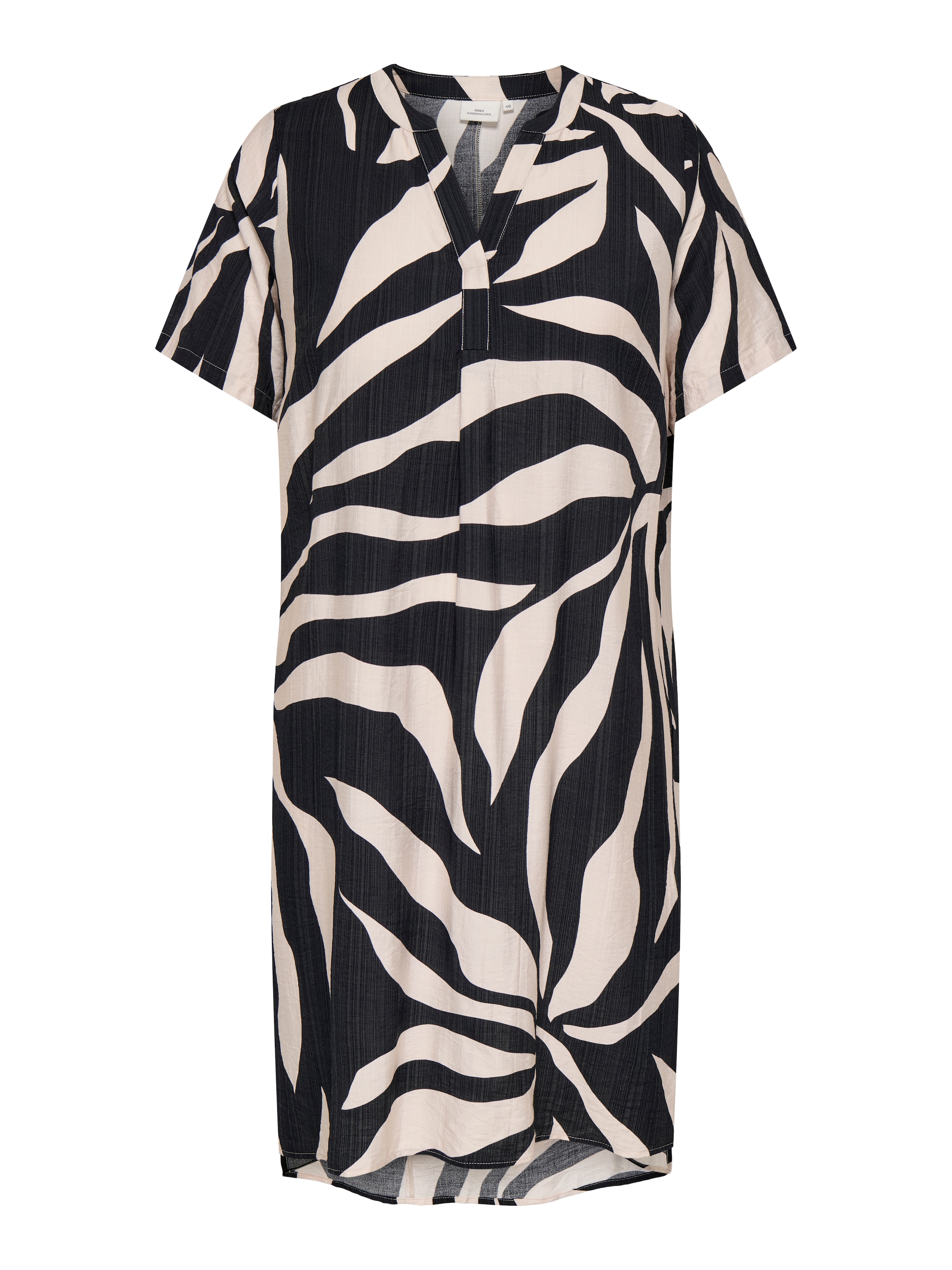 ONLY CARMAKOMA Sommerkleid "CARSUSI S/S V-NECK KNEE DRESS WVN ZL" mit Visko günstig online kaufen