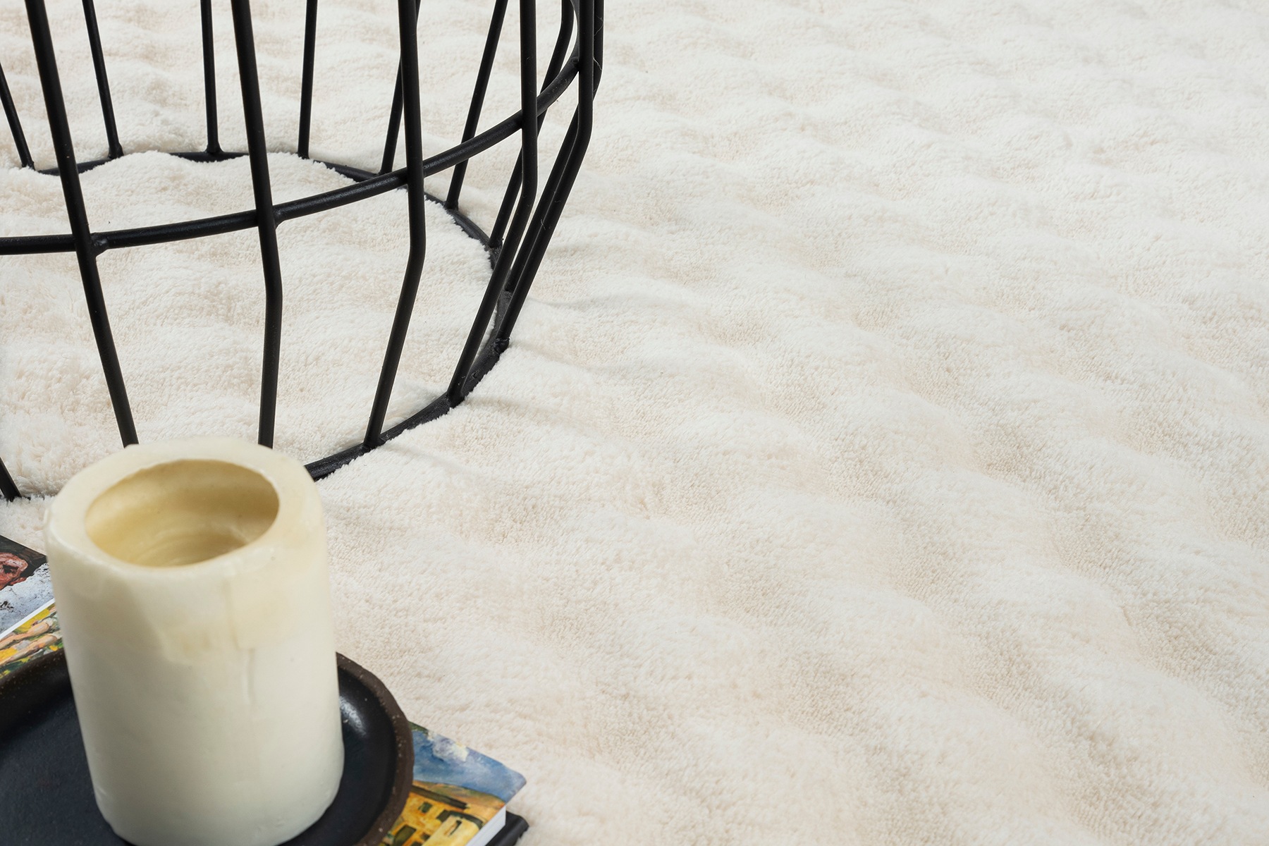the carpet Teppich »Peak«, rund, 16 mm Höhe, kuscheliger Wohnzimmer Bubble Teppich