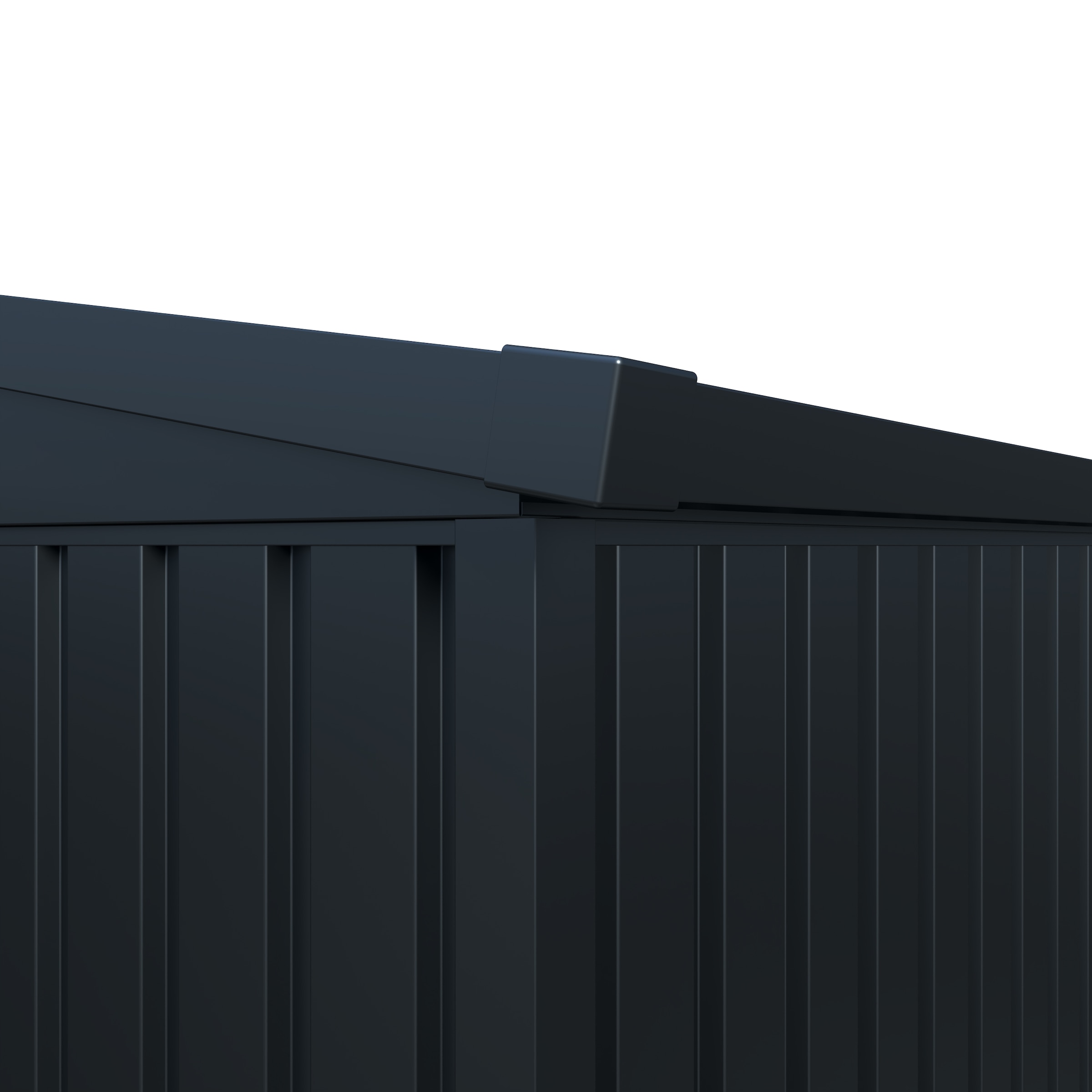 GARDEN 'N' MORE Gerätehaus »Pultdachhaus Basic plus« einfacher Aufbau, Langlebig, abschließbar, inkl. Regenrinne