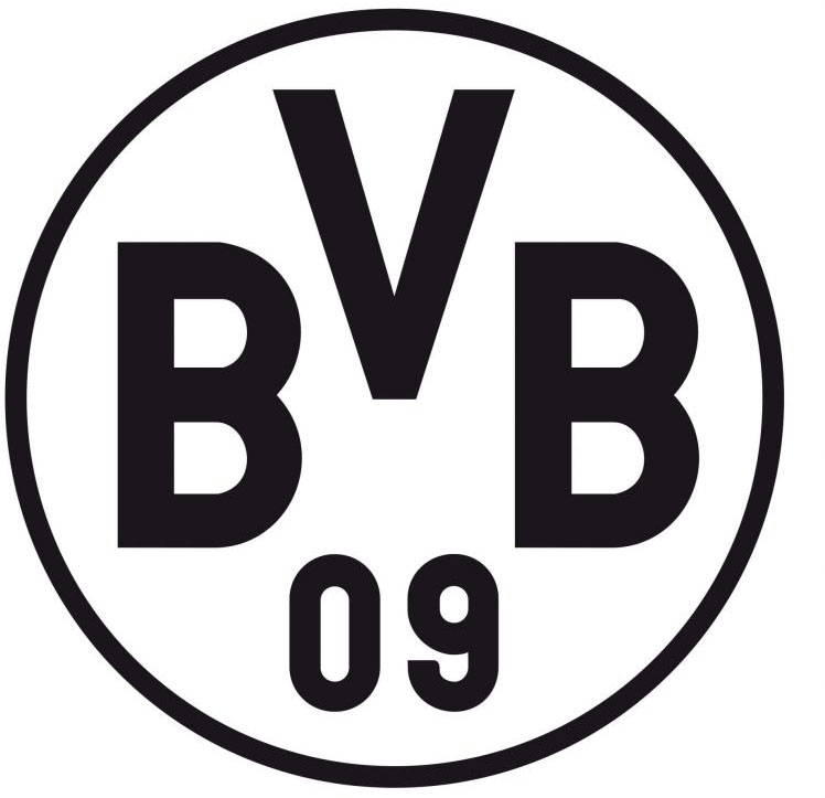 Wandtattoo »BVB Borussia Schriftzug mit Logo«, (1 St.), selbstklebend, entfernbar