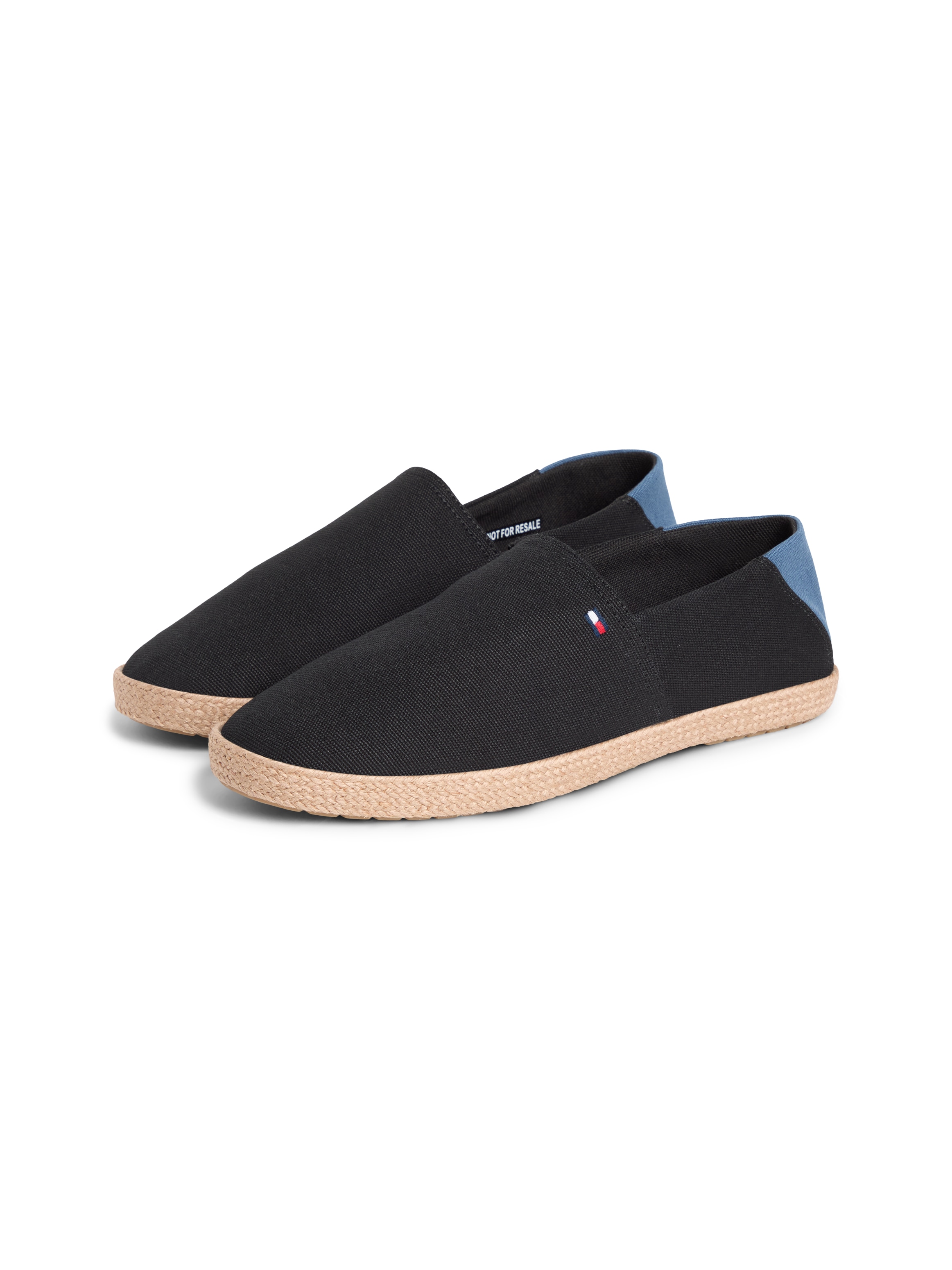 Tommy Hilfiger Espadrille "CORE HILFIGER ESPADRILLE TEXTILE" Slipper, Schlu günstig online kaufen