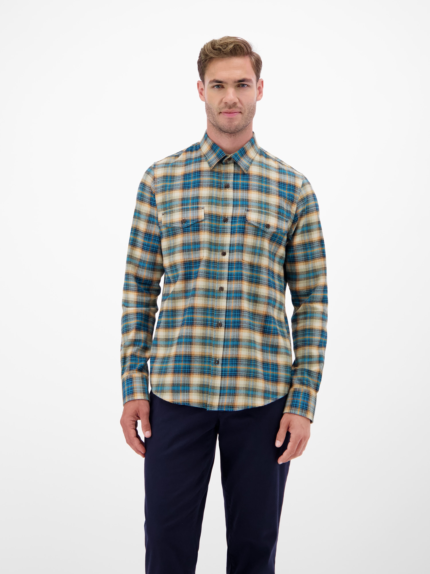 LERROS Karohemd "LERROS Casual Flanellhemd - weicher Twill, starker Style" günstig online kaufen