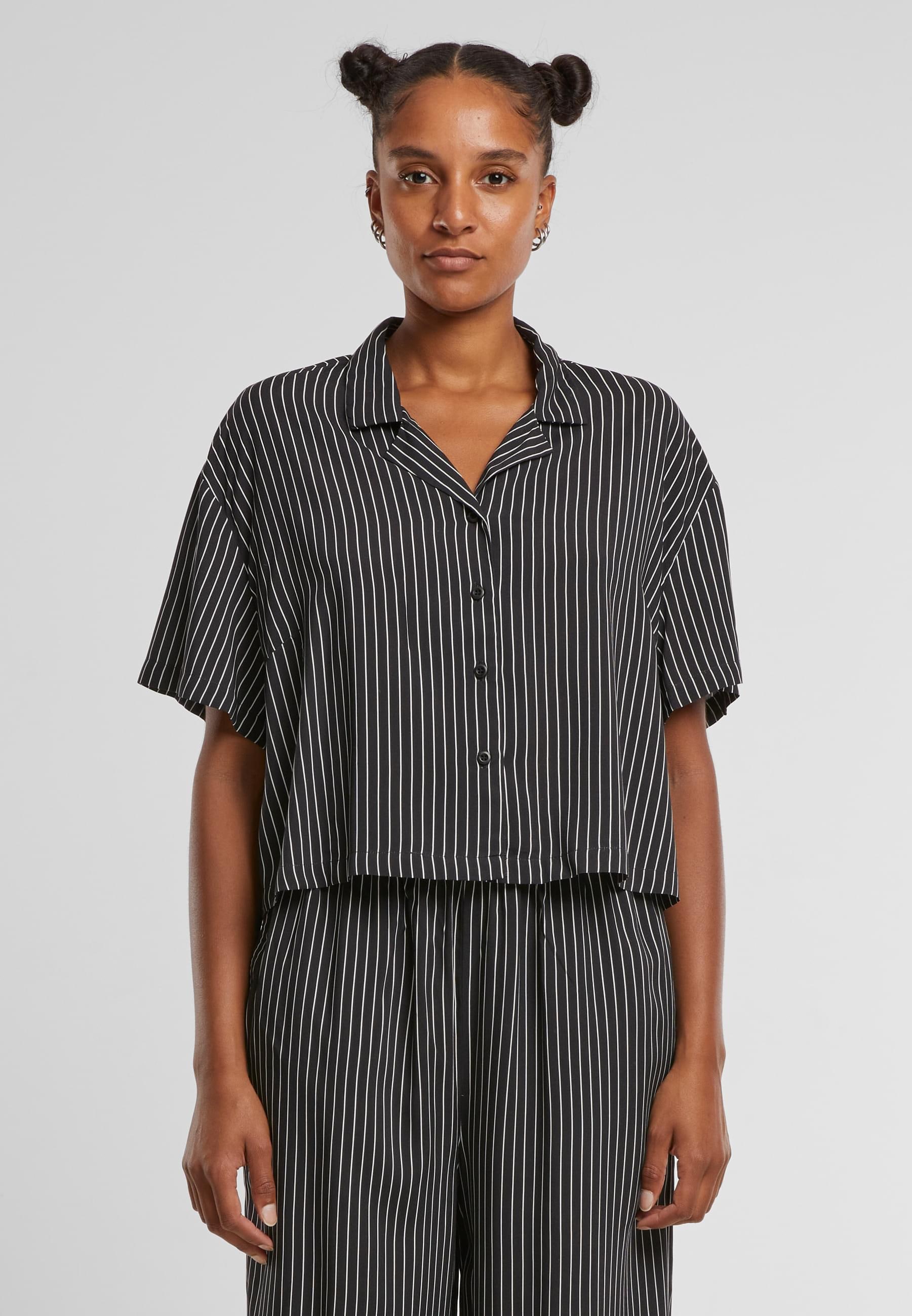 URBAN CLASSICS T-Shirt »Urban Classics Damen Ladies Resort Shirt«, (1 tlg.)