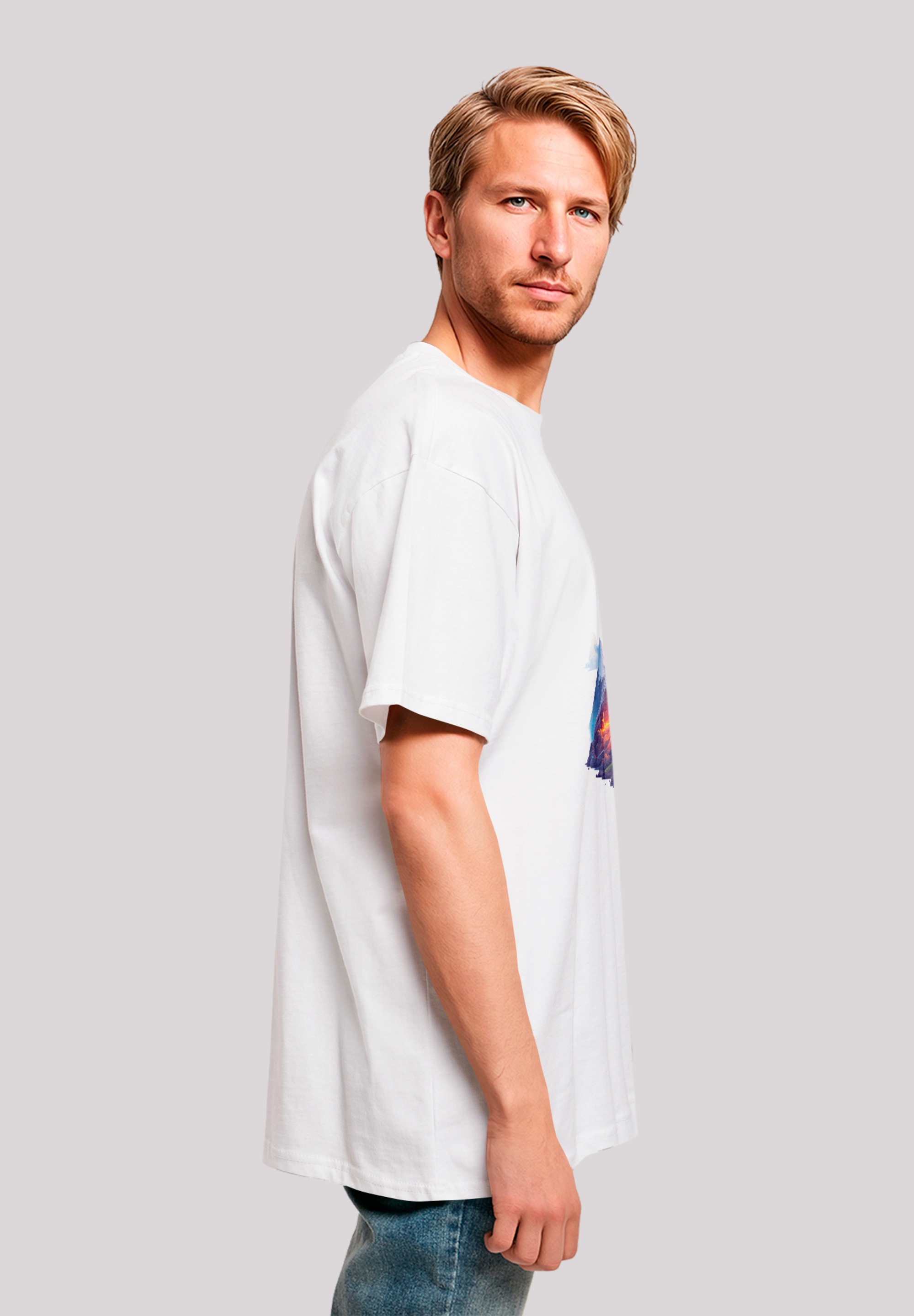 F4NT4STIC T-Shirt »Vulkanausbruch«, Premium Qualität