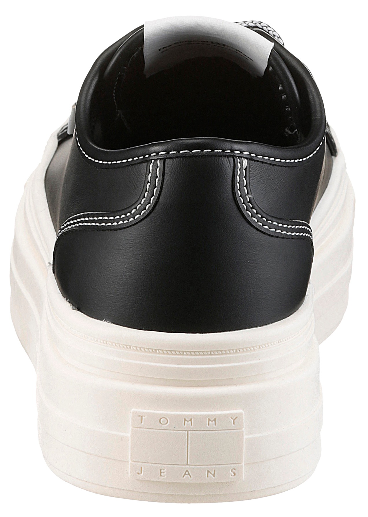 Tommy Jeans Plateausneaker "TJW FOXING VULC LC LEATHER", Freizeitschuh, Hal günstig online kaufen