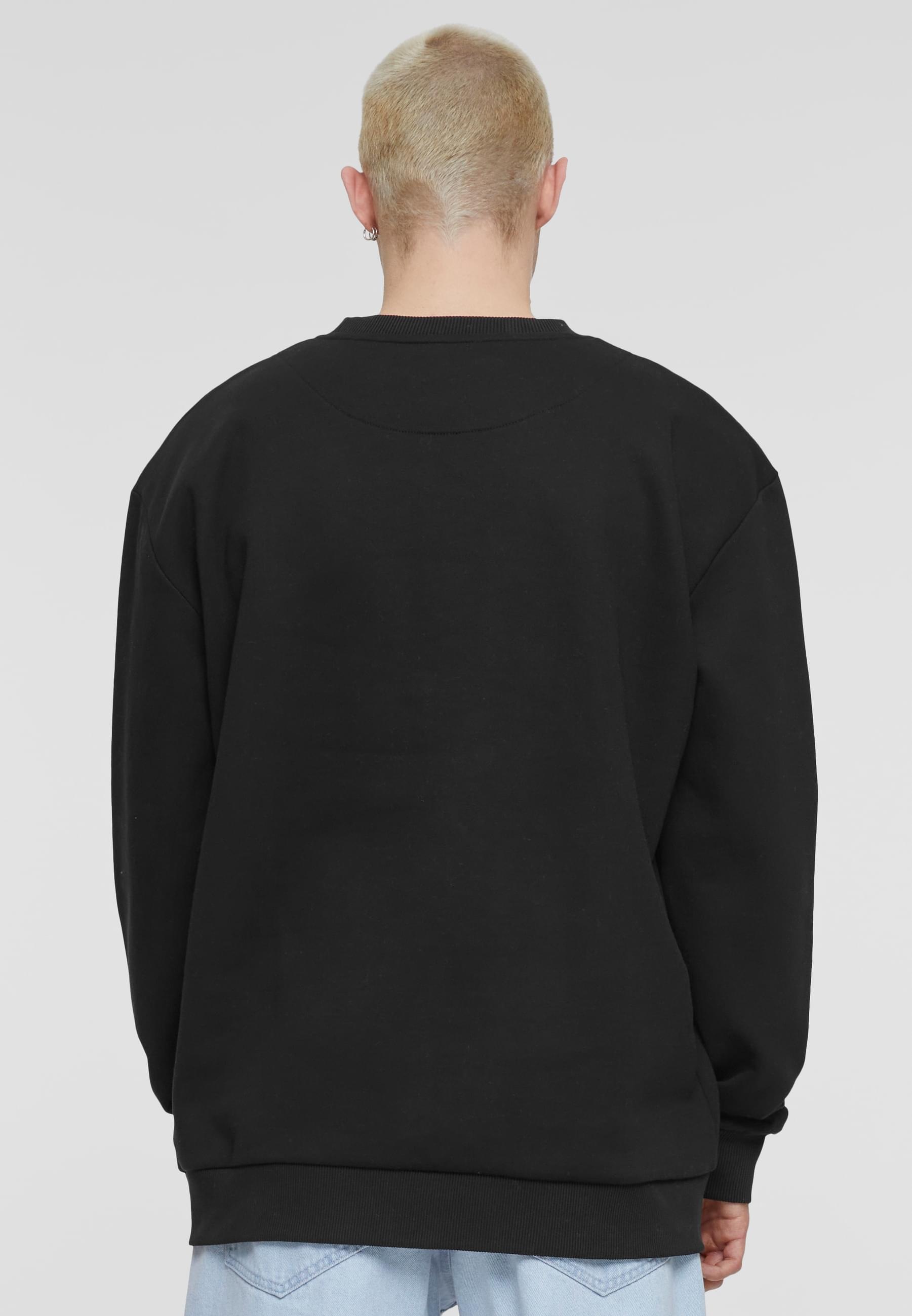 Karl Kani Rundhalspullover »Karl Kani Herren KKMQ12003BLK Small Signature Crew«, (1 tlg.)