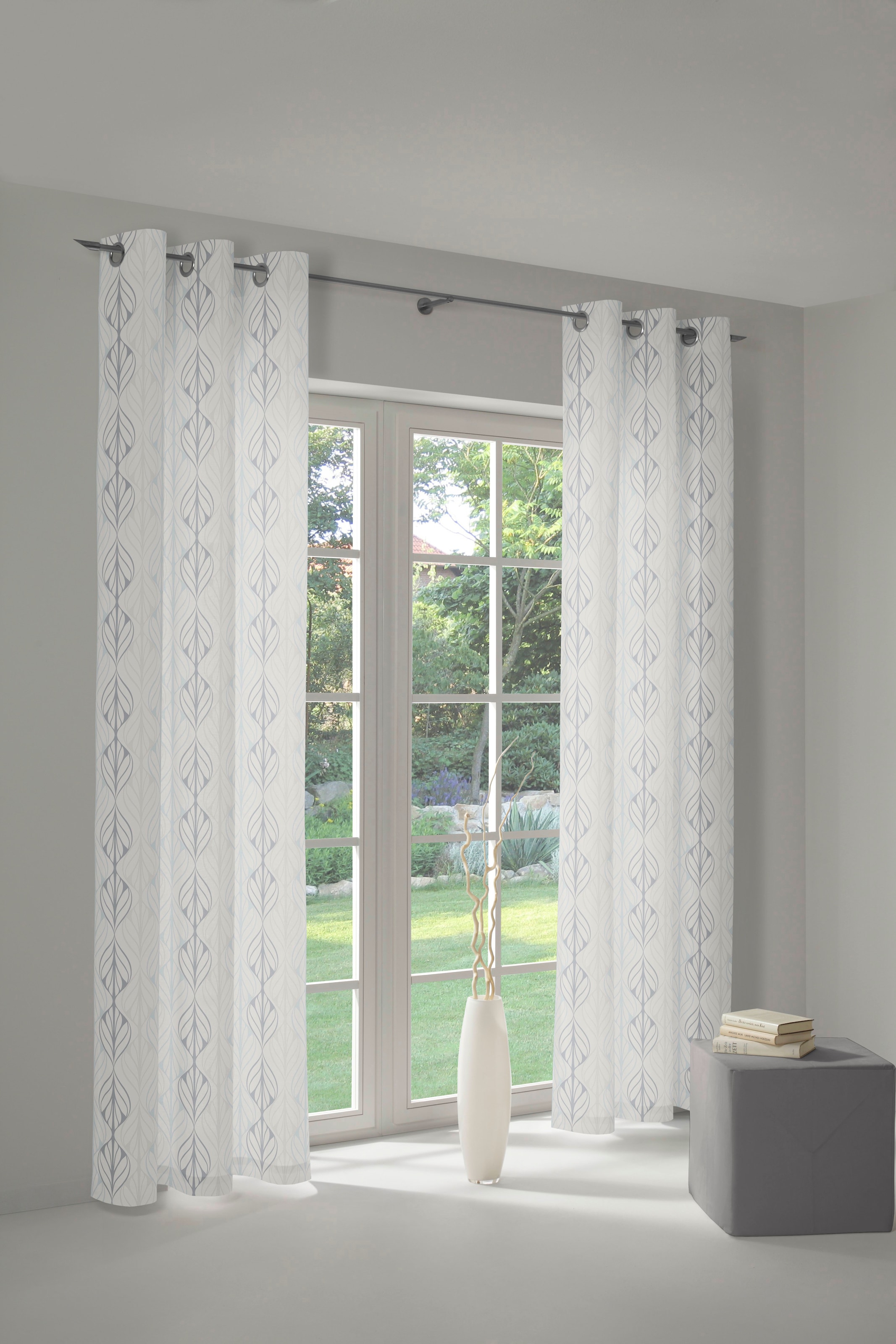 Adam Vorhang "Wave" Ösen 1 Stk. tlg. aus Leinen und Bio-Baumwolle günstig online kaufen