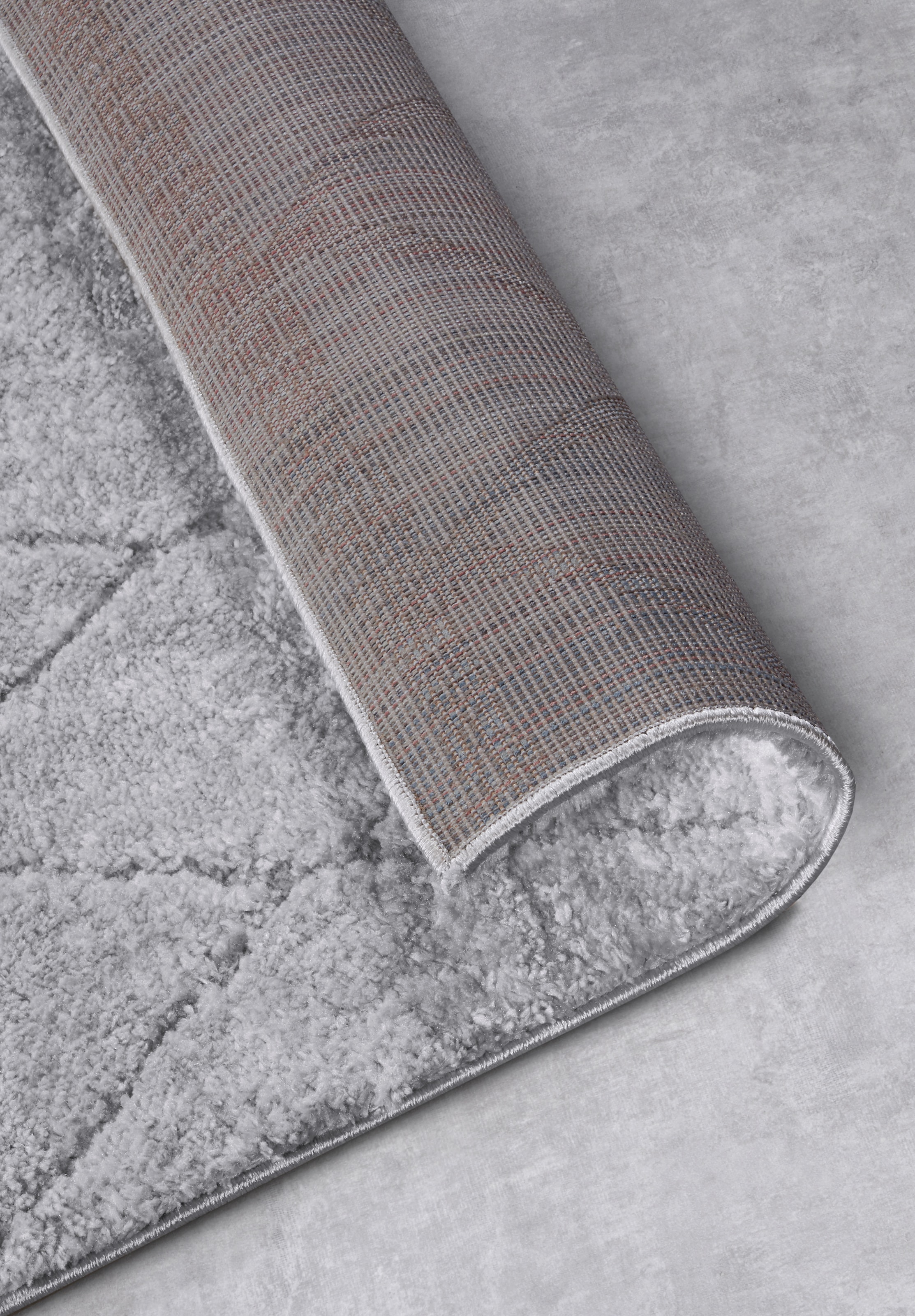 ELLE DECORATION Designteppich »Perrotin«, rechteckig, 18 mm Höhe, Läufer, Shaggy, flauschig, weich, Langflor, modern, Hoch Tief Effekt