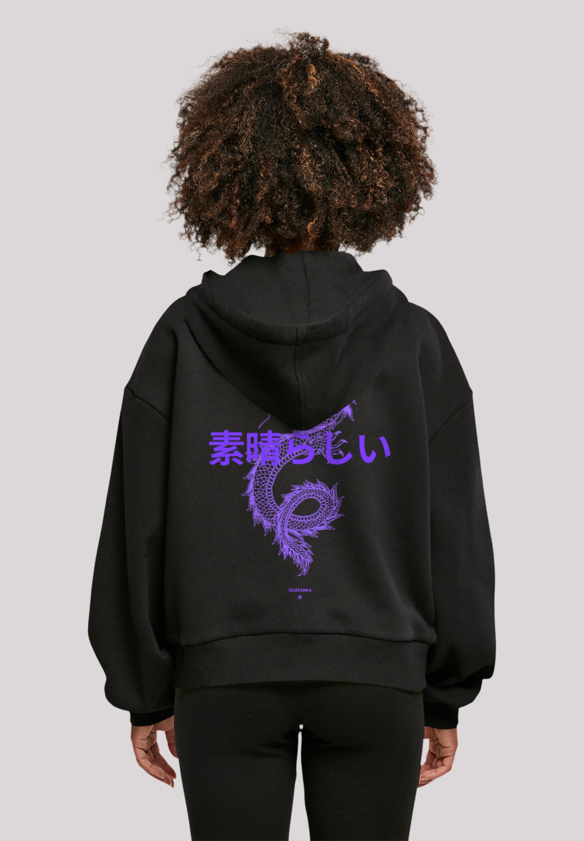 F4NT4STIC Kapuzenpullover »Drache Japan« Print