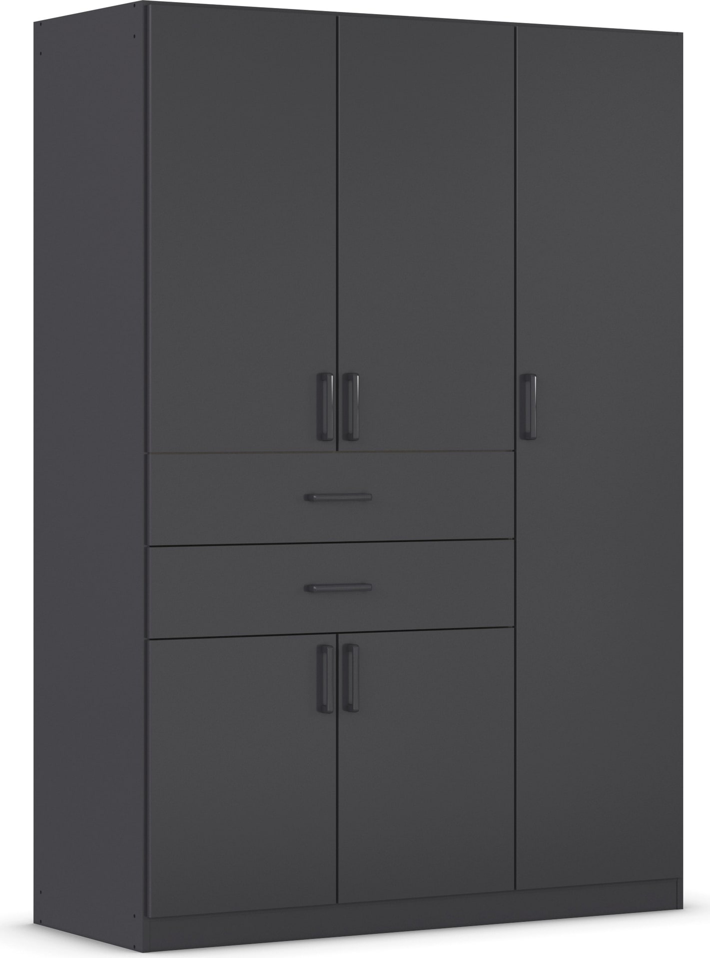rauch 1100000002199 "Kleiderschrank Schrank Garderobe MAIKA mit Dekor-Front" 2 Schubladen, in verschiedenen Breiten, Höhen, Farben, MADE IN GERMANY
