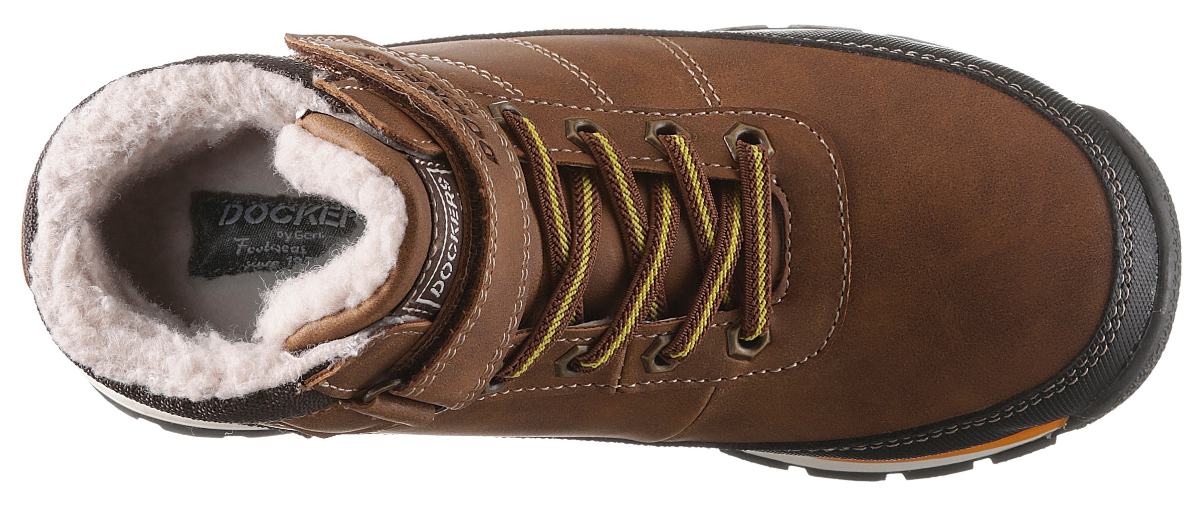 Dockers by Gerli Winterboots mit und Klettverschluss Gummizug