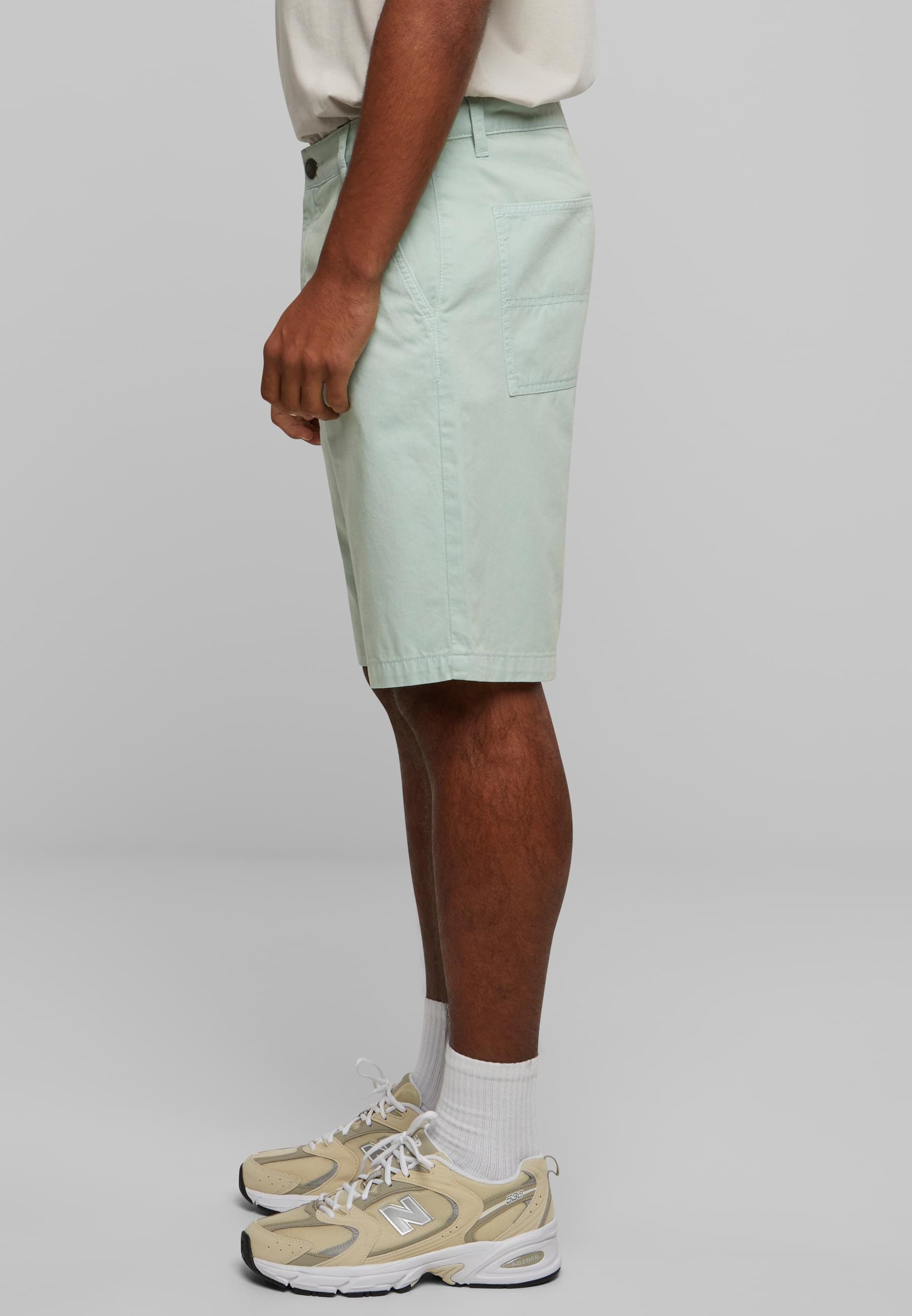 URBAN CLASSICS Chinoshorts »Urban Classics Herren Organic Skater Chino Shorts«, (1 tlg.)
