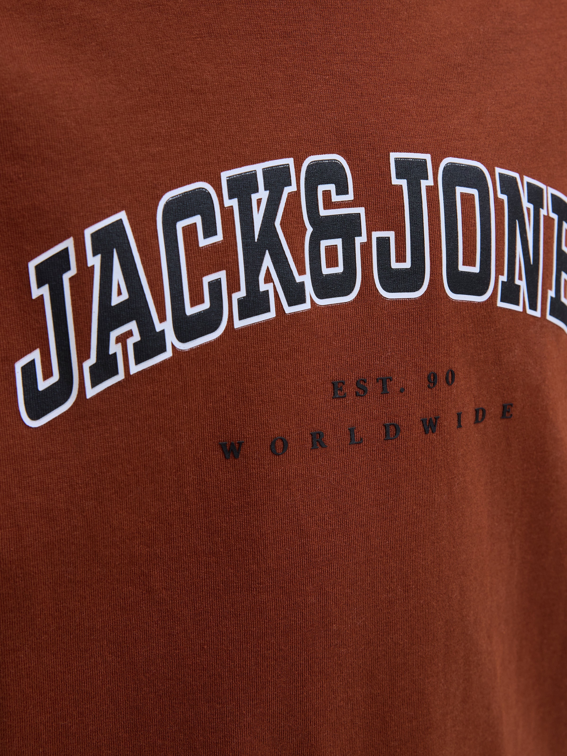 Jack & Jones Junior Rundhalsshirt »JJECALEB VARSITY TEE SS O-NECK NOOS JNR«