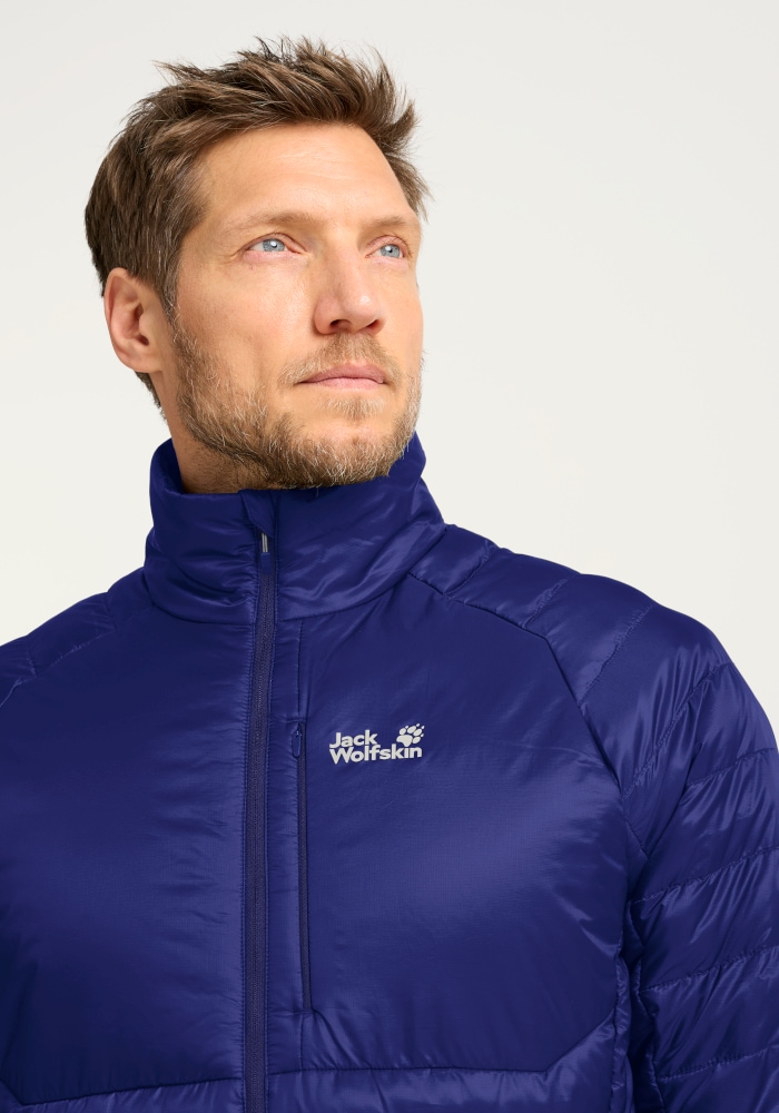 Jack Wolfskin Outdoorjacke »ROUTEBURN PRO 2 JKT M« Steppjacke warm, leicht, schnell trocknend und winddicht.