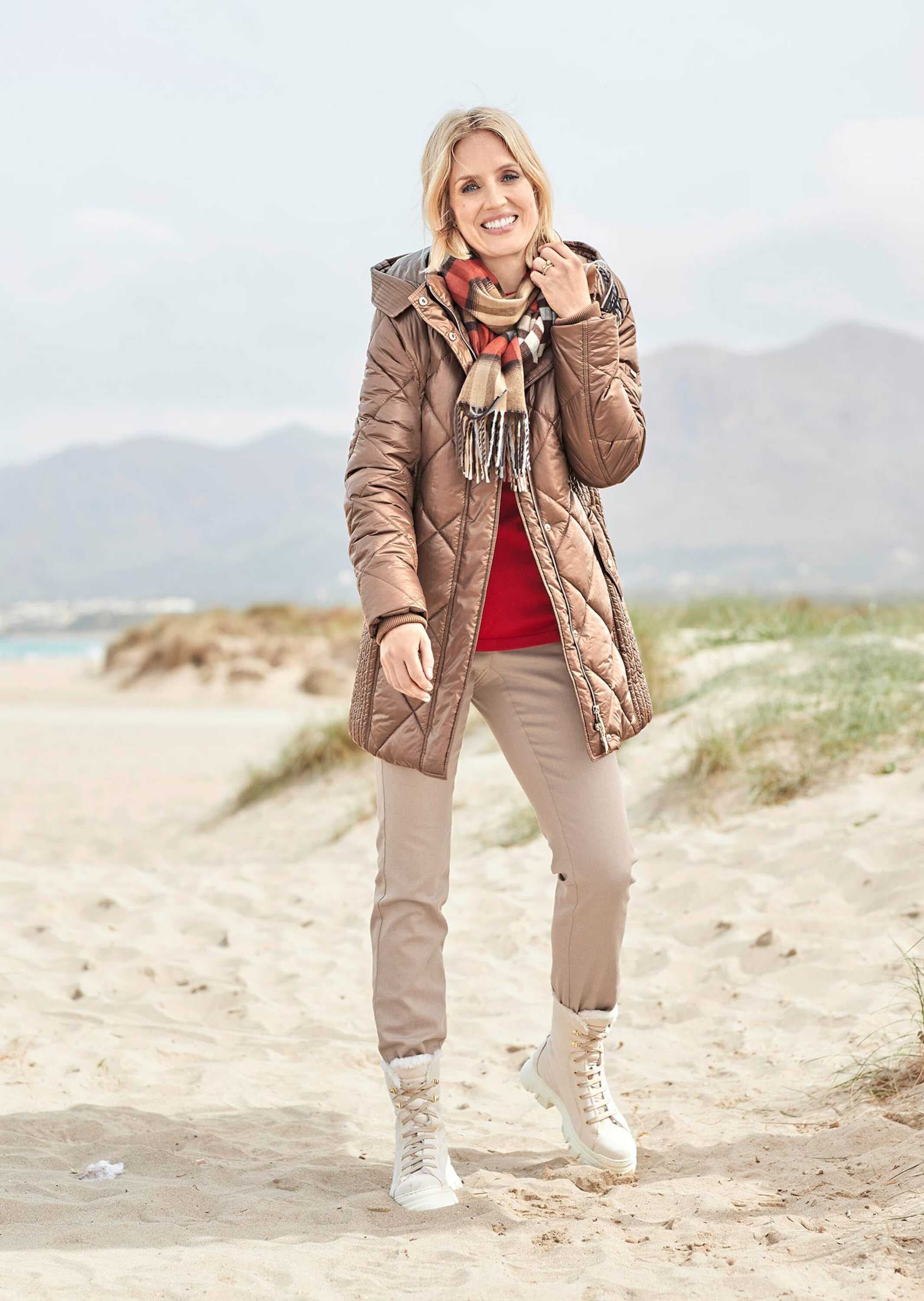 GOLDNER Steppjacke »Longsteppjacke mit hübschem Innenfutter«