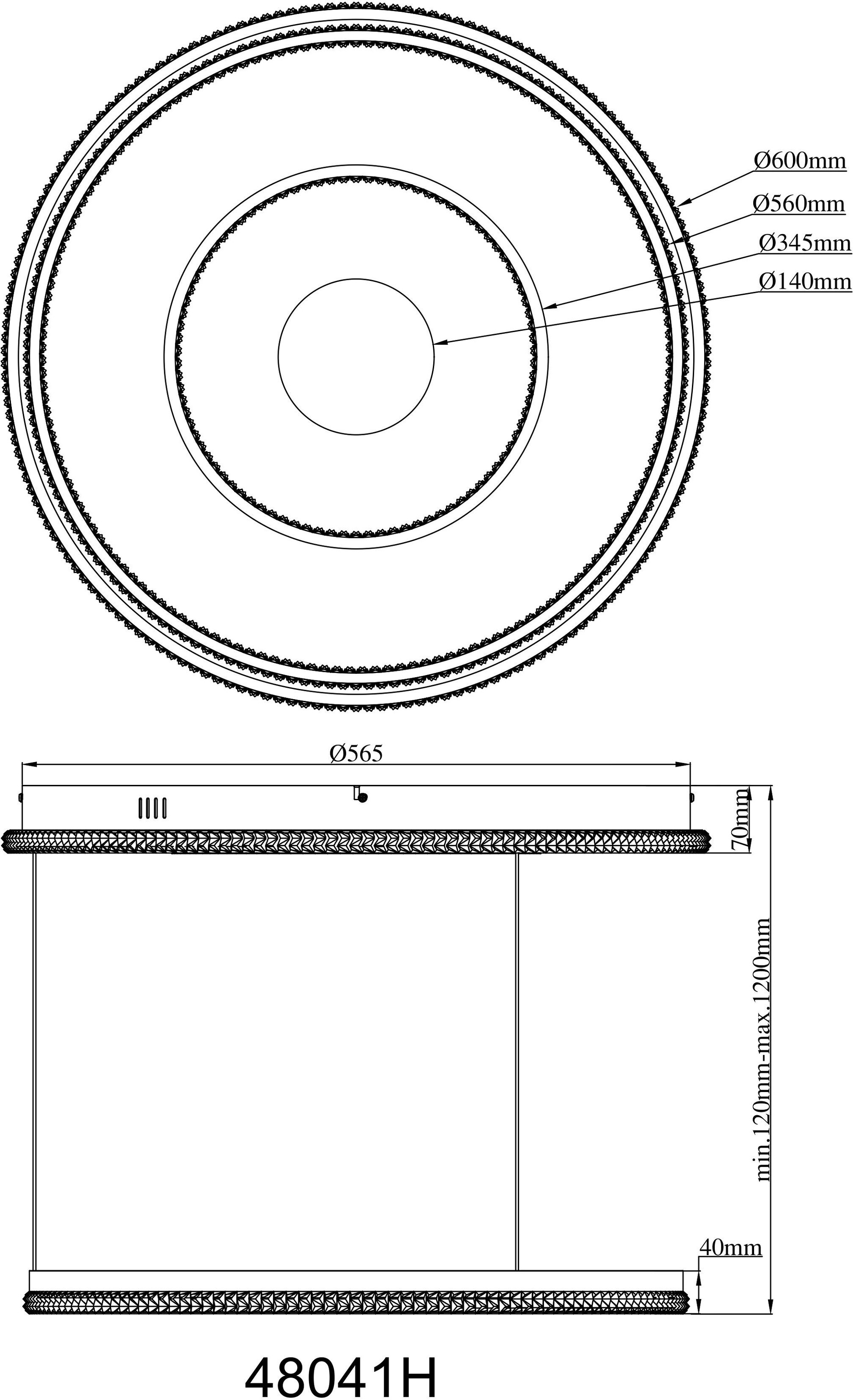 GLOBO LIGHTING Hängeleuchte »MARSH« LED-Modul 1 Stk. warmweiß - kaltweiß Hängelampe Esszimmer-Leuchte Esstischleuchte Wohnzimmer