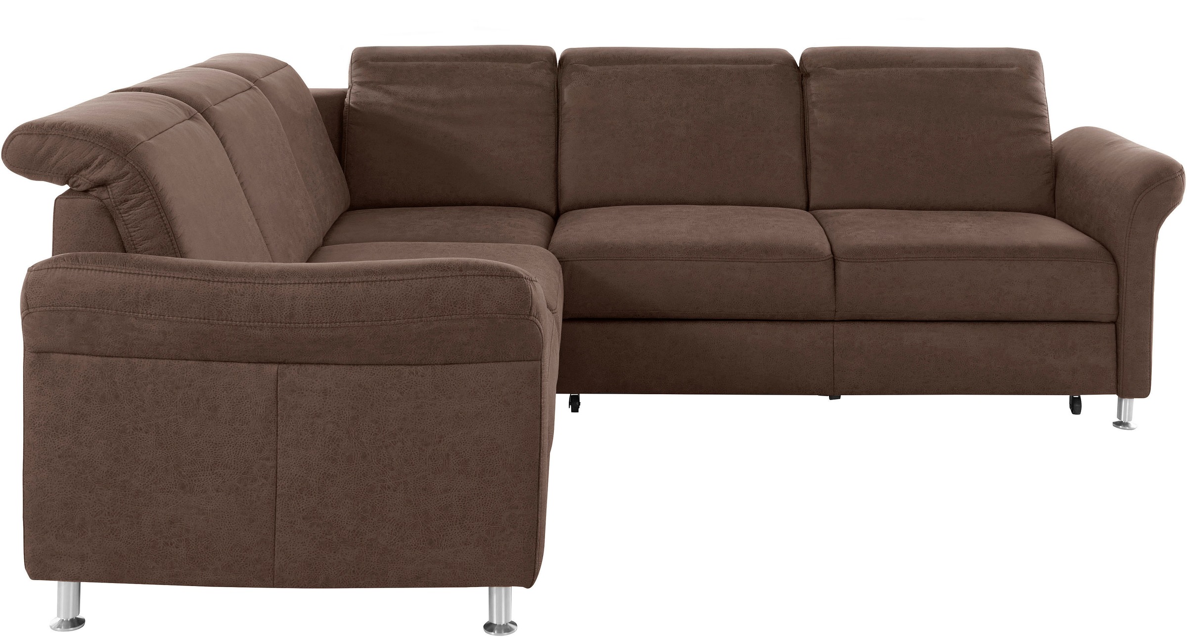 sit&more Ecksofa "Darwin L-Form", inklusive Federkern, wahlweise mit Kopfte günstig online kaufen