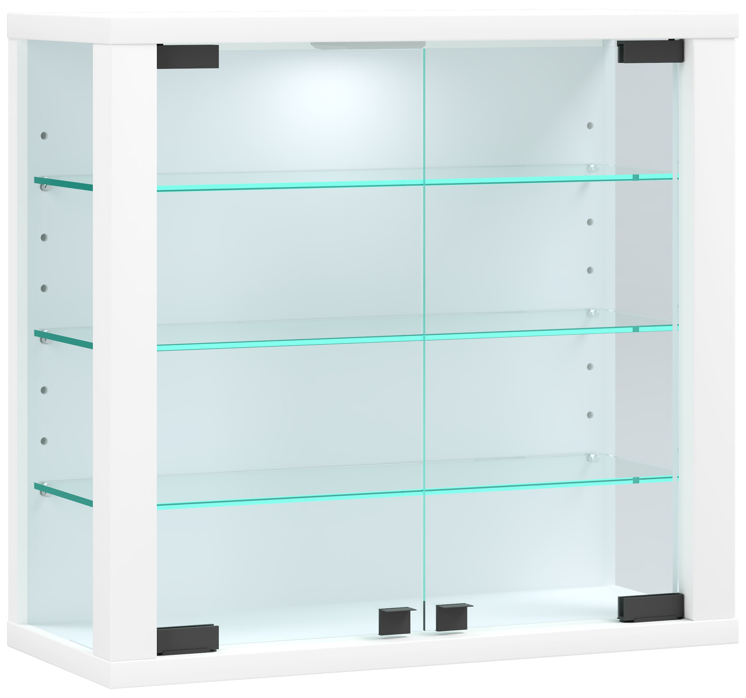 VCM Wandregal, Wandvitrine »Vitrosa S« mit ESG-Sicherheitsglas, Maße: H. 40 x B. 43 x T. 18 cm