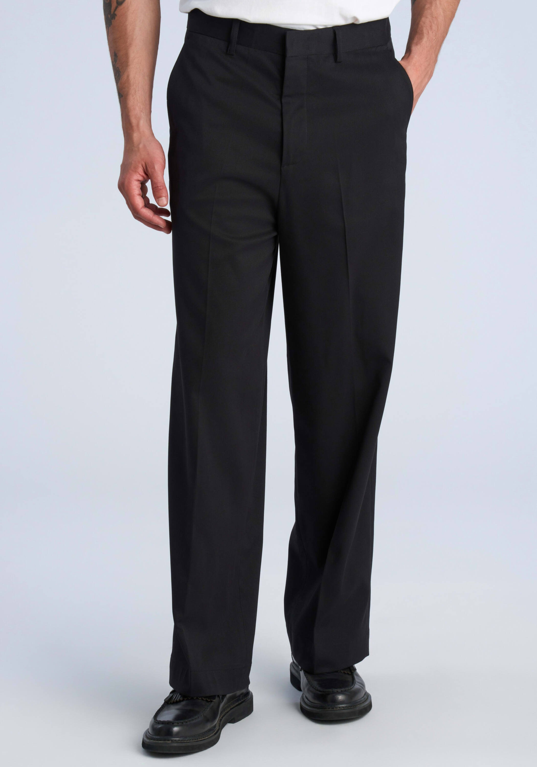 LINDBERGH Chinos "Klassische Hose Wide Fit"