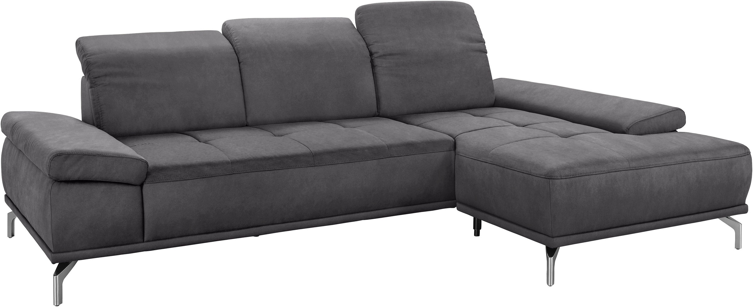 Home affaire Ecksofa "Caluna" Inkl.Sitztiefenverstellung, wahlweise mit Kop günstig online kaufen