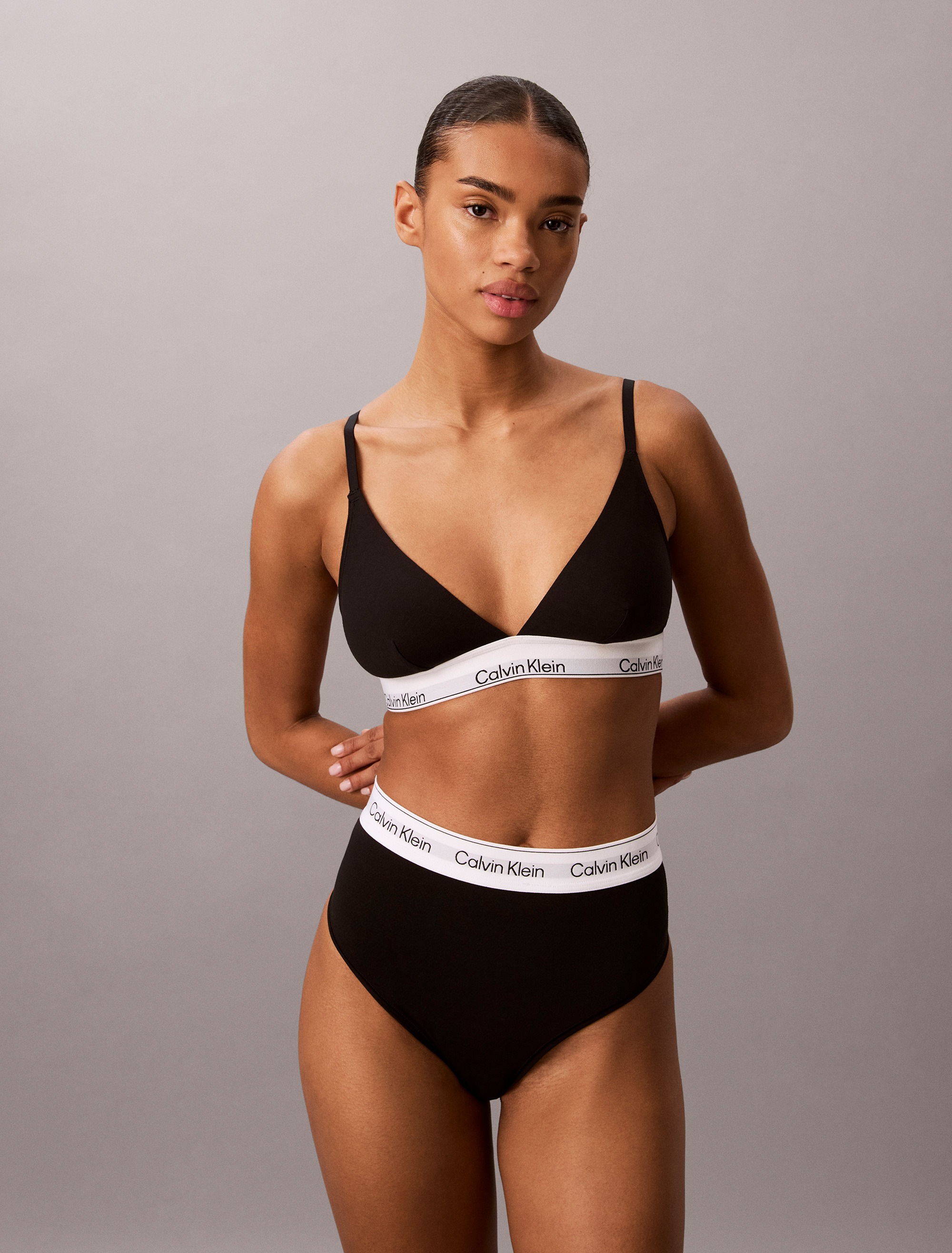 Calvin Klein Underwear High-Waist-String Körpernahe Passform mit elastischem Bund