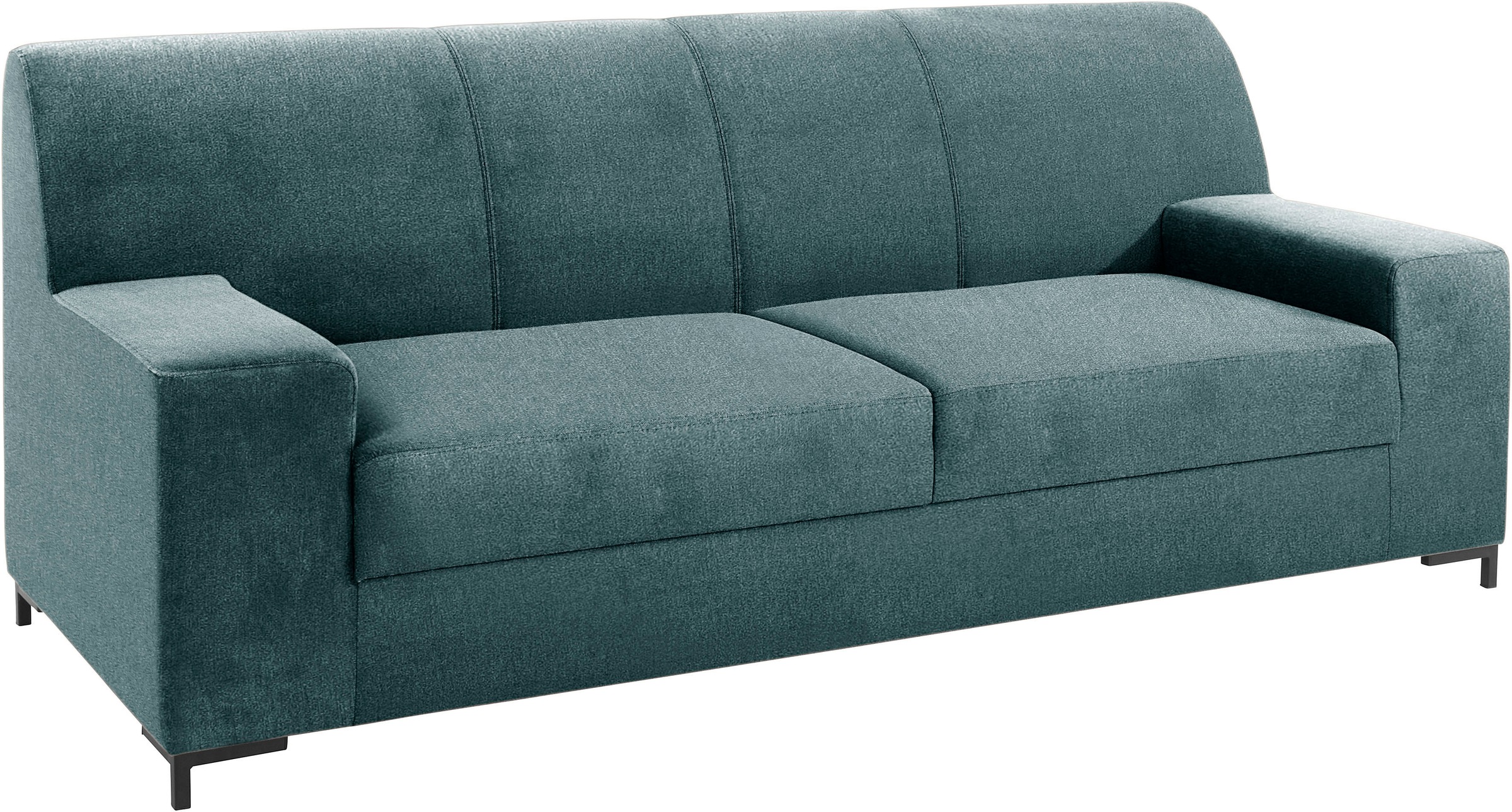 DOMO collection 2-Sitzer "Ledas kubisch und komfortabel, flache Armlehnen, günstig online kaufen