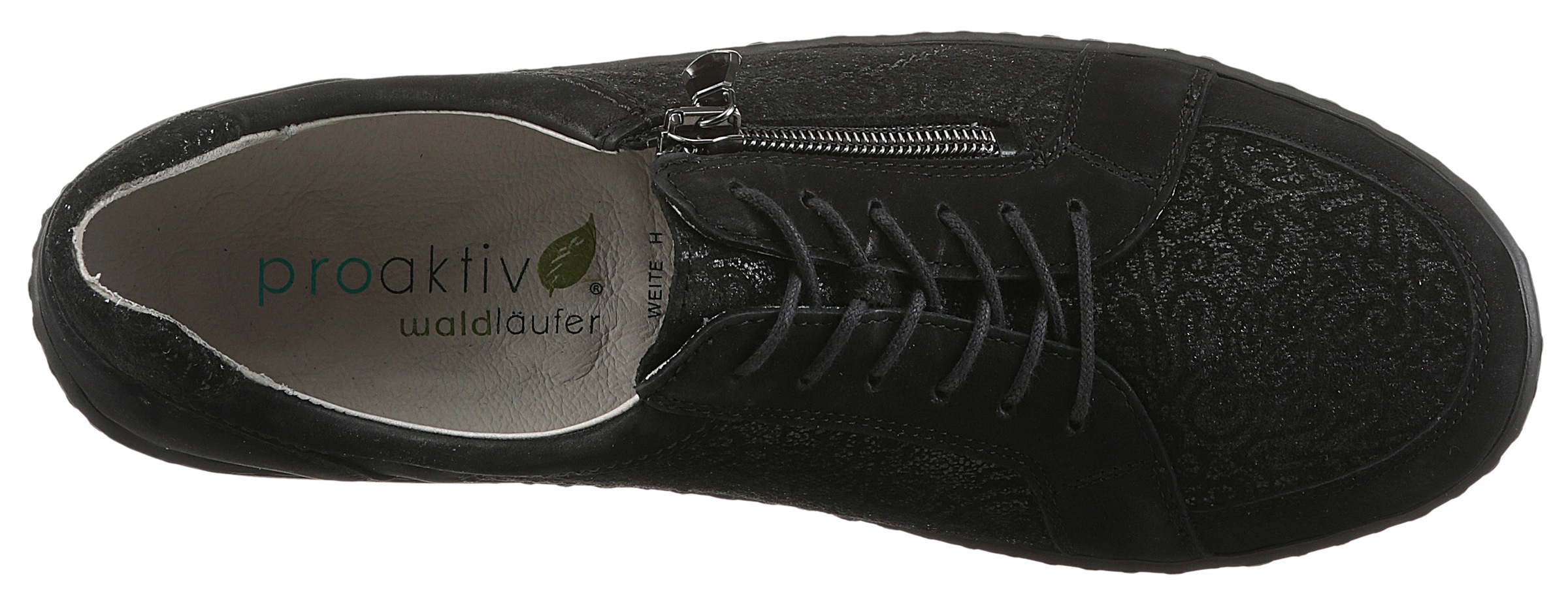 Waldläufer Schnürschuh »HENNI«, Bequemschuh, Komfortschuh, Sneaker, bequeme Schuhweite H (= sehr weit)