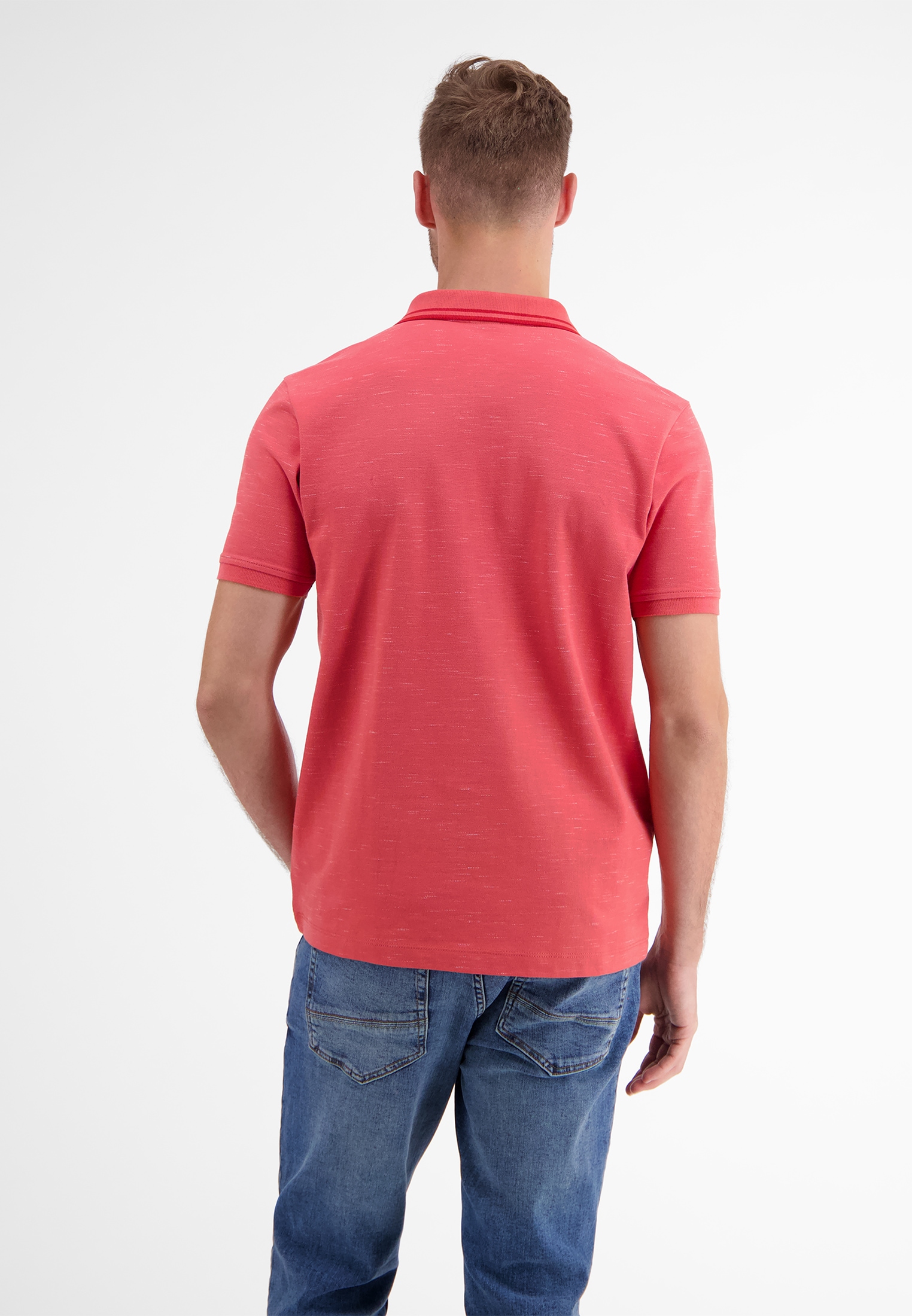 LERROS Poloshirt "LERROS Poloshirt in Two-Tone-Piqué" günstig online kaufen