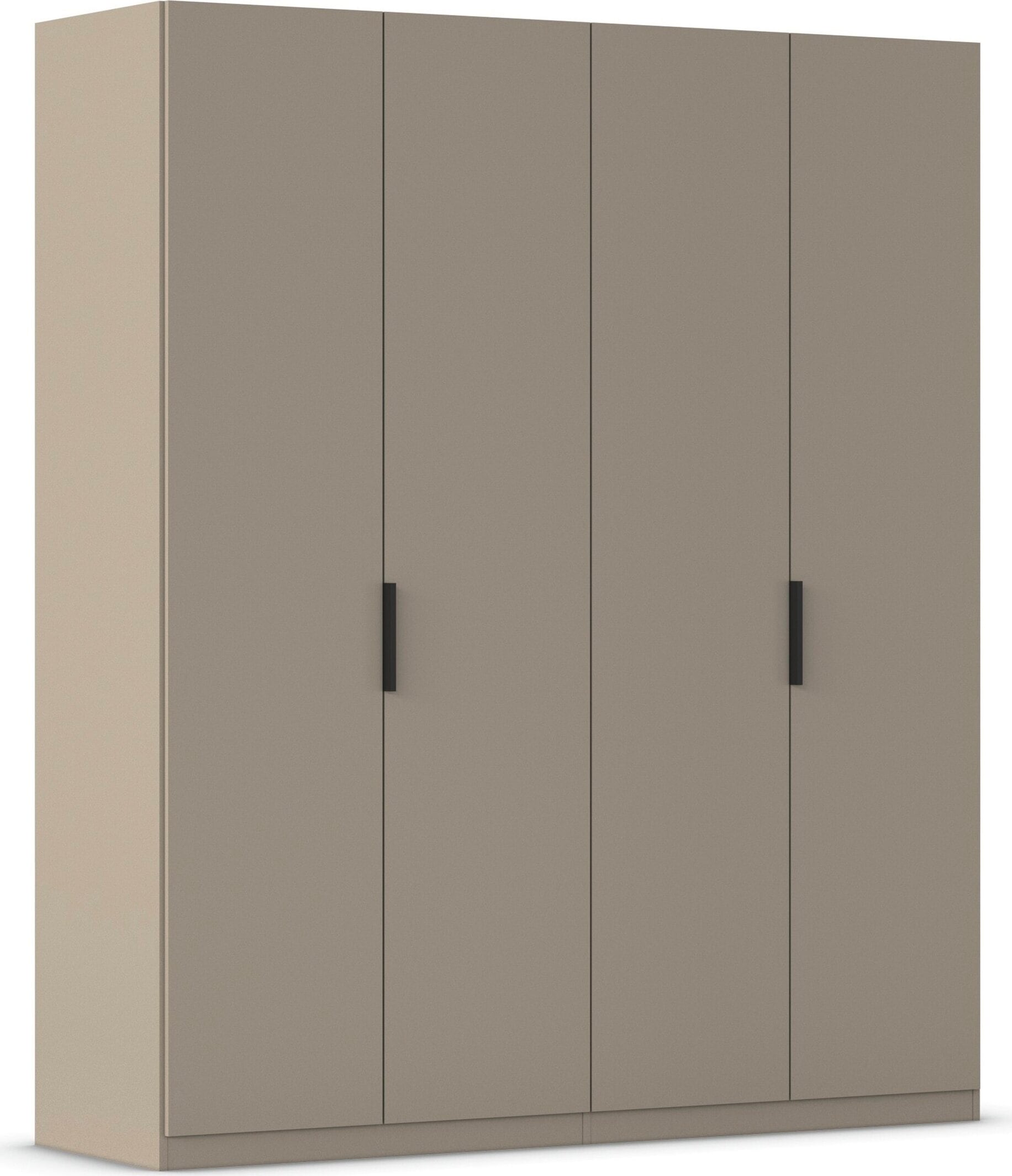 OTTO home Kleiderschrank "Schrank Möbel Schlafzimmer Garderobe Kinderzimmer WELTNEUHEIT NYLLA" PATENTIERTES SCHNELLMONTAGESYSTEM schwarzer Griff MADE IN GERMANY
