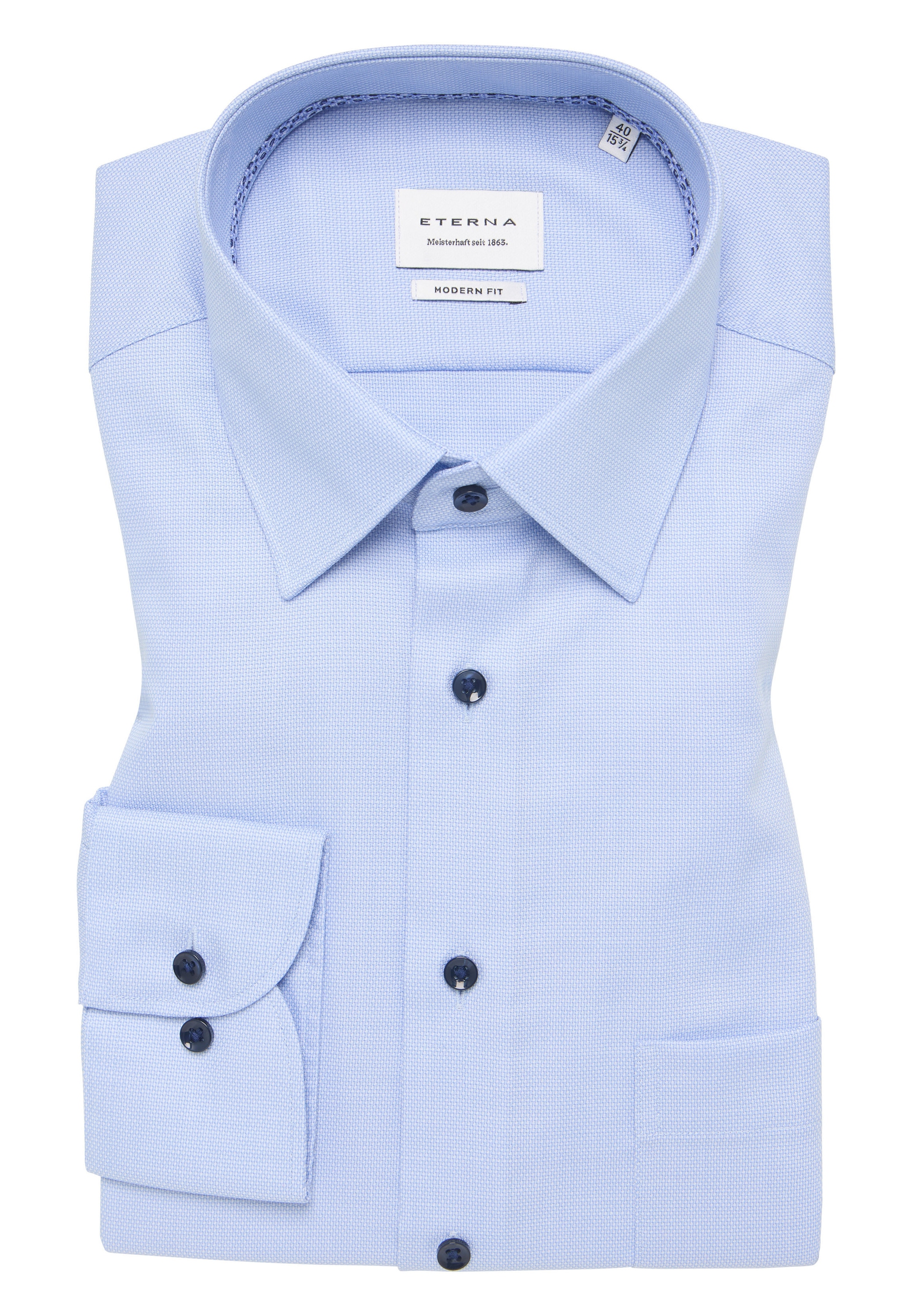 Eterna Langarmhemd »MODERN FIT«, NON IRON (bügelfrei)
