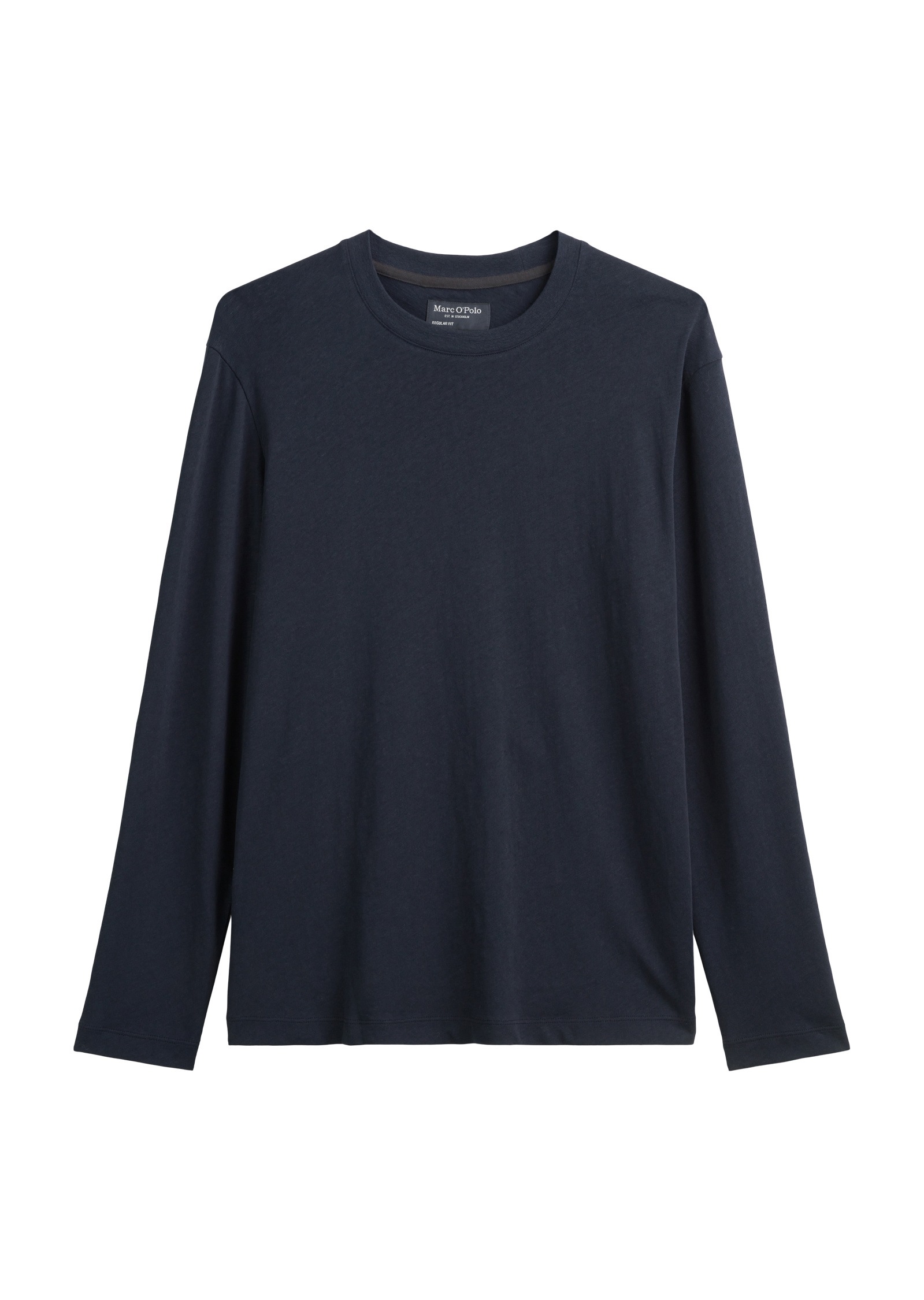 Marc O'Polo Langarmshirt »aus Bio-Baumwoll-Leinen-Mix«