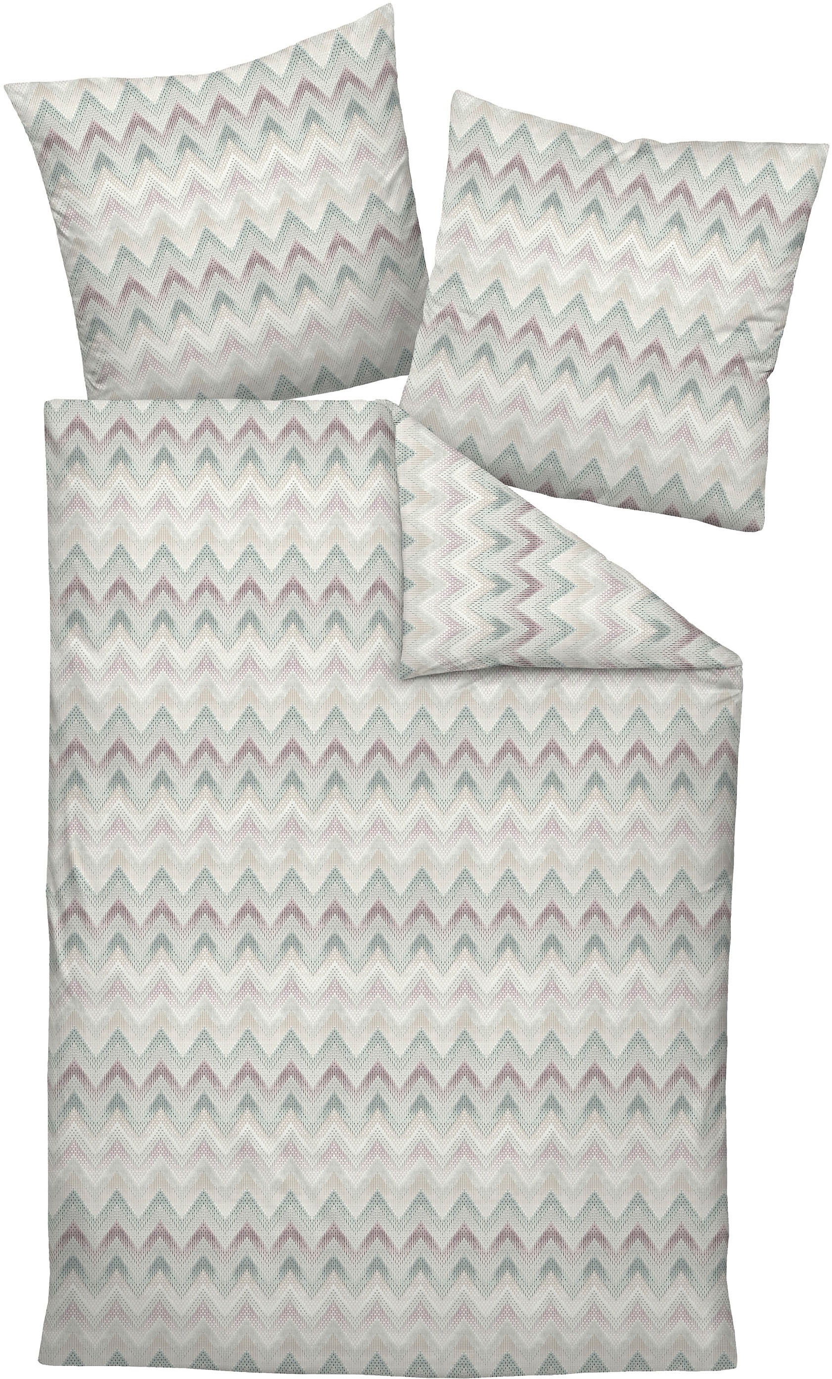 Janine Bettwäsche »Interlock-Jersey55092 06«, mit Reissverschluss