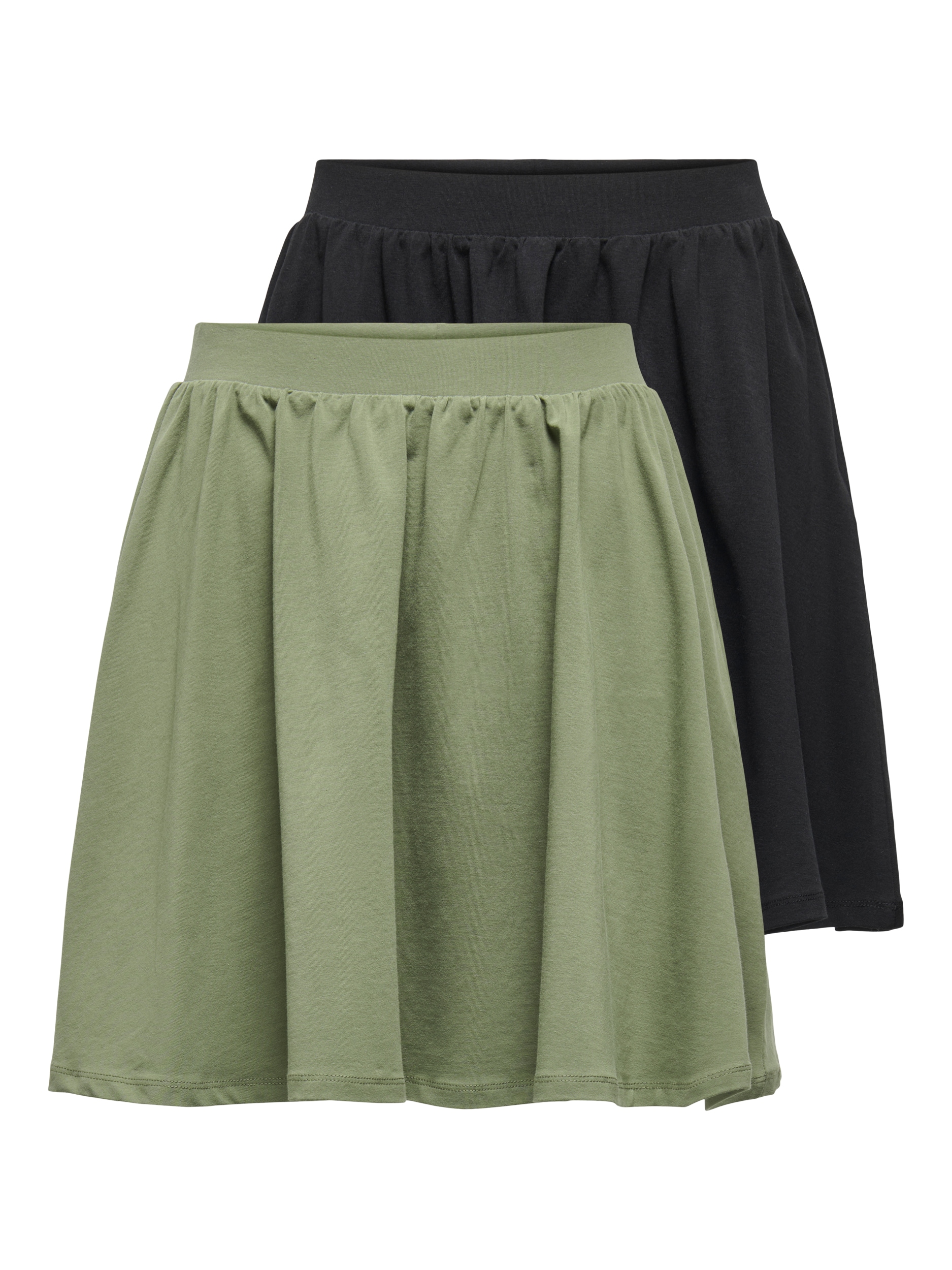 ONLY Minirock "ONLLIVE LOVE SKATER SKIRT 2 PACK CS JRS" Packung, 2er-Pack, günstig online kaufen